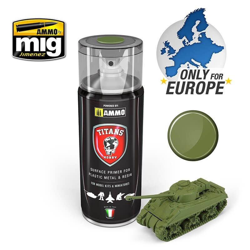 Titans Hobby Military Green Matt Primer