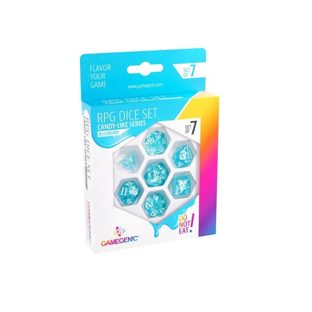 Candy-like Serie - Blaubeere - RPG Würfel Set