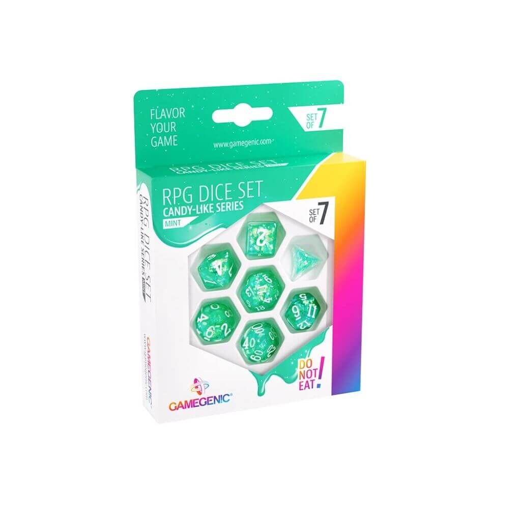 Candy-like Serie - Minze - RPG Würfel Set