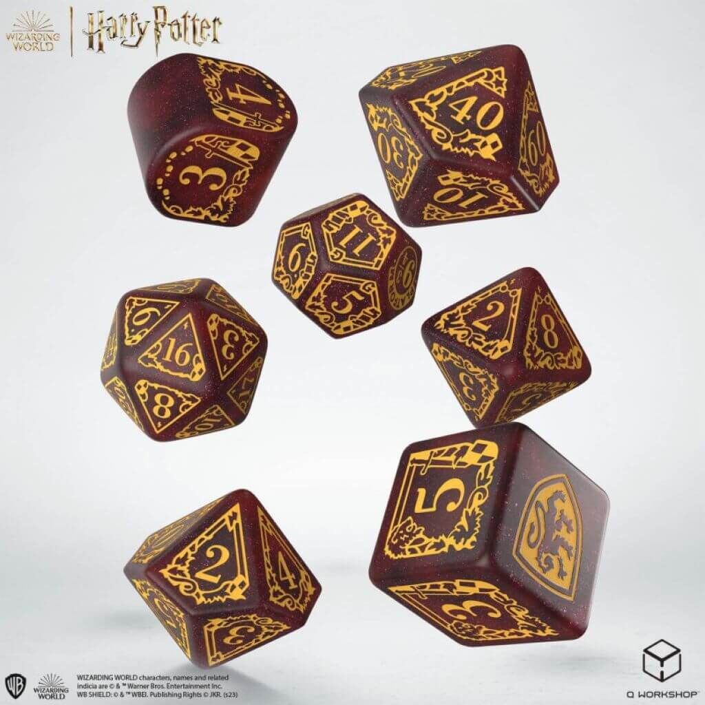 Harry Potter: Gryffindor Modern Würfel Set - Rot