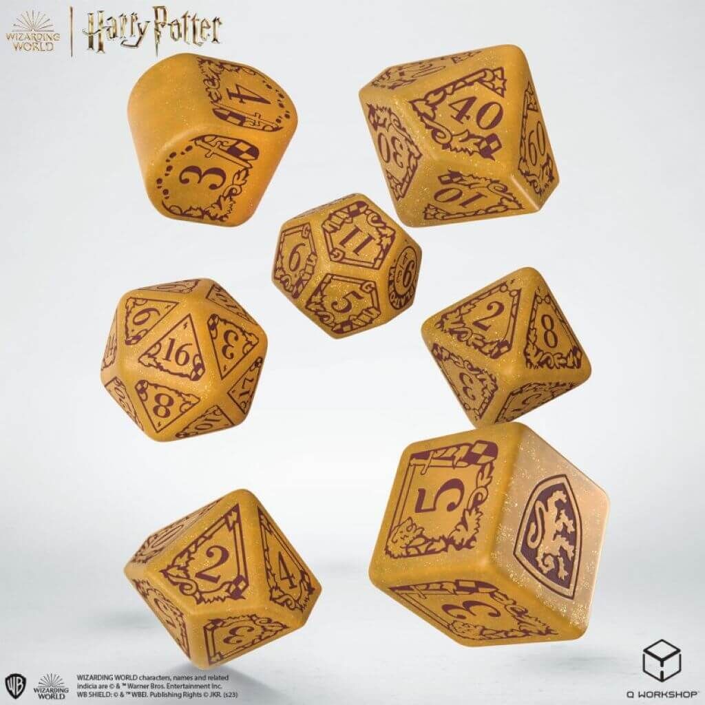 Harry Potter: Modern Gryffindor Würfel Set - Gold