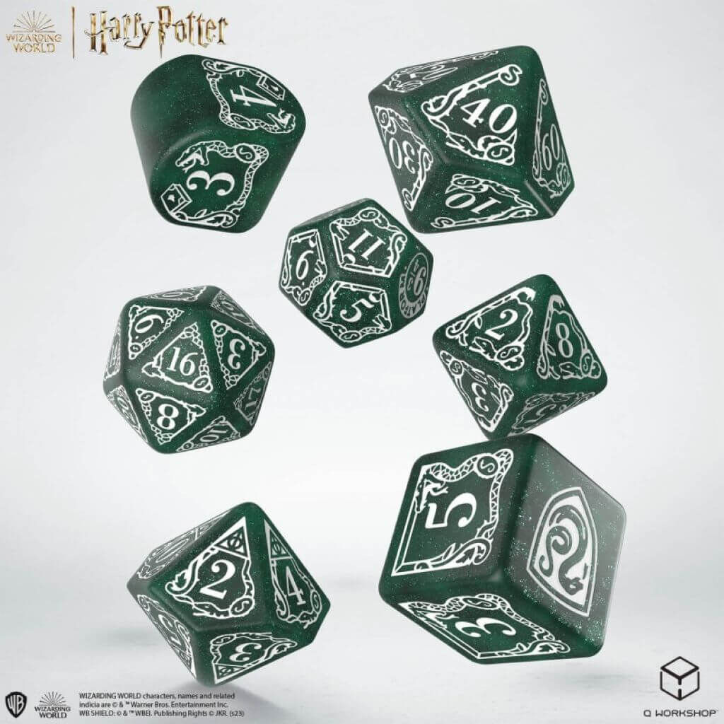 Harry Potter: Slytherin Modern Würfel Set - Grün