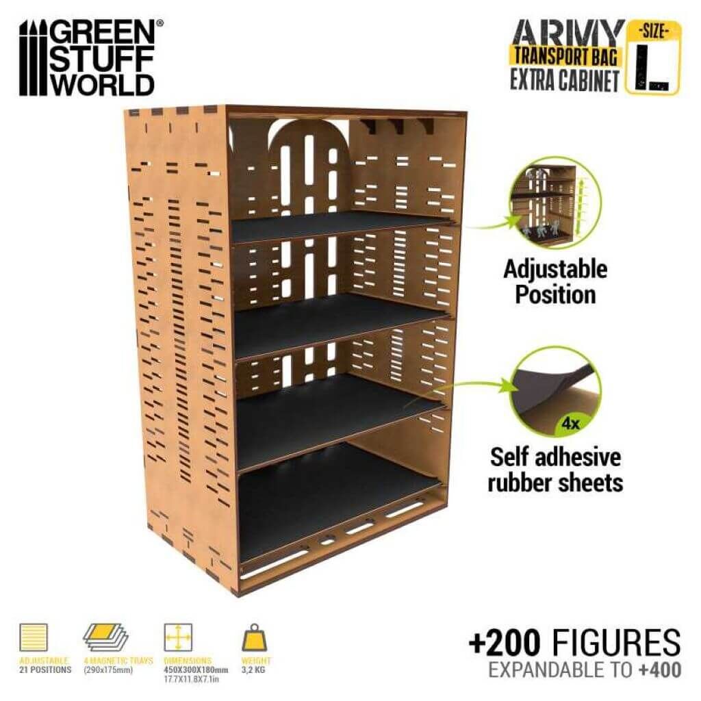 Army Transporttasche - Extra Cabinet L