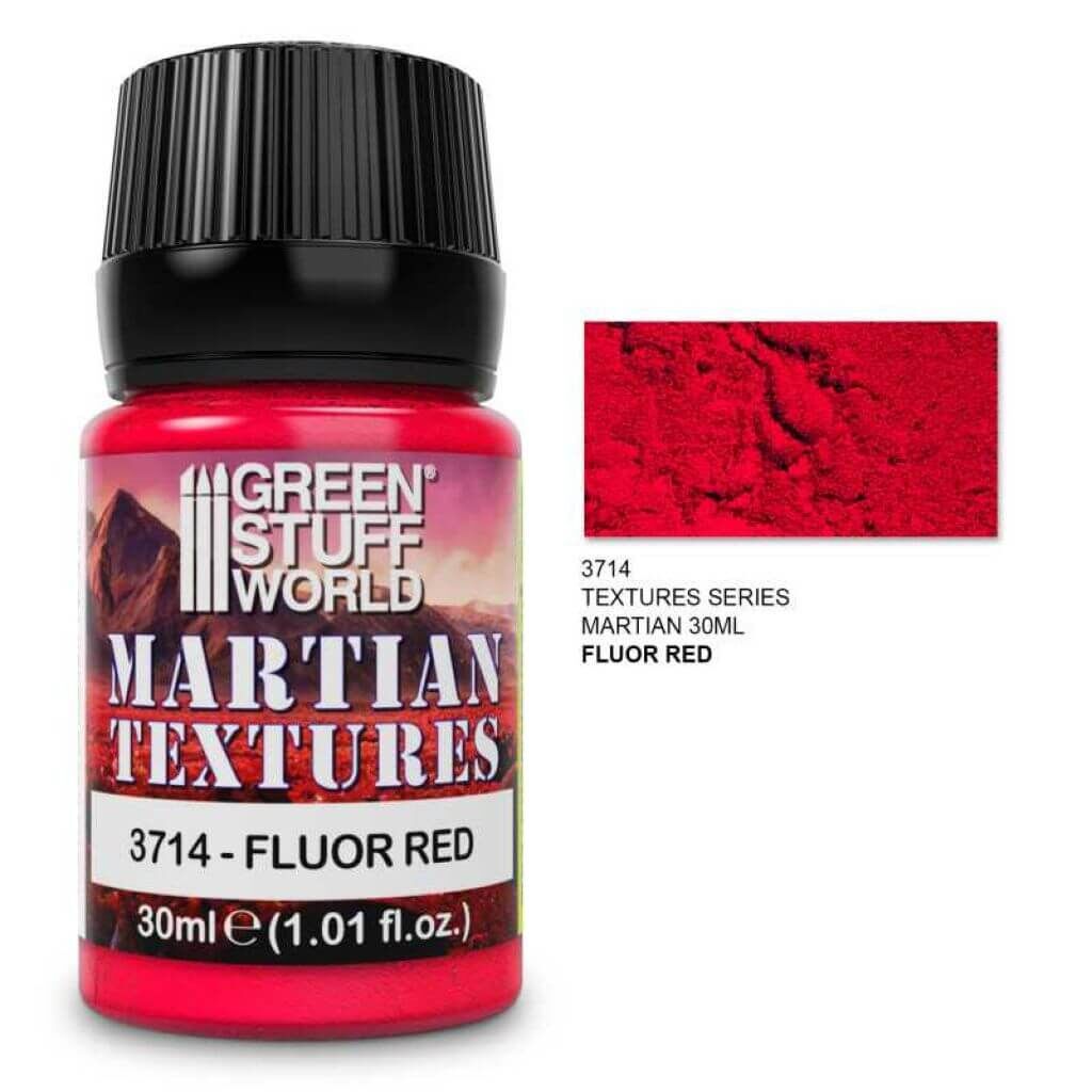 Strukturpaste - Mars - Rot Fluor 30ml