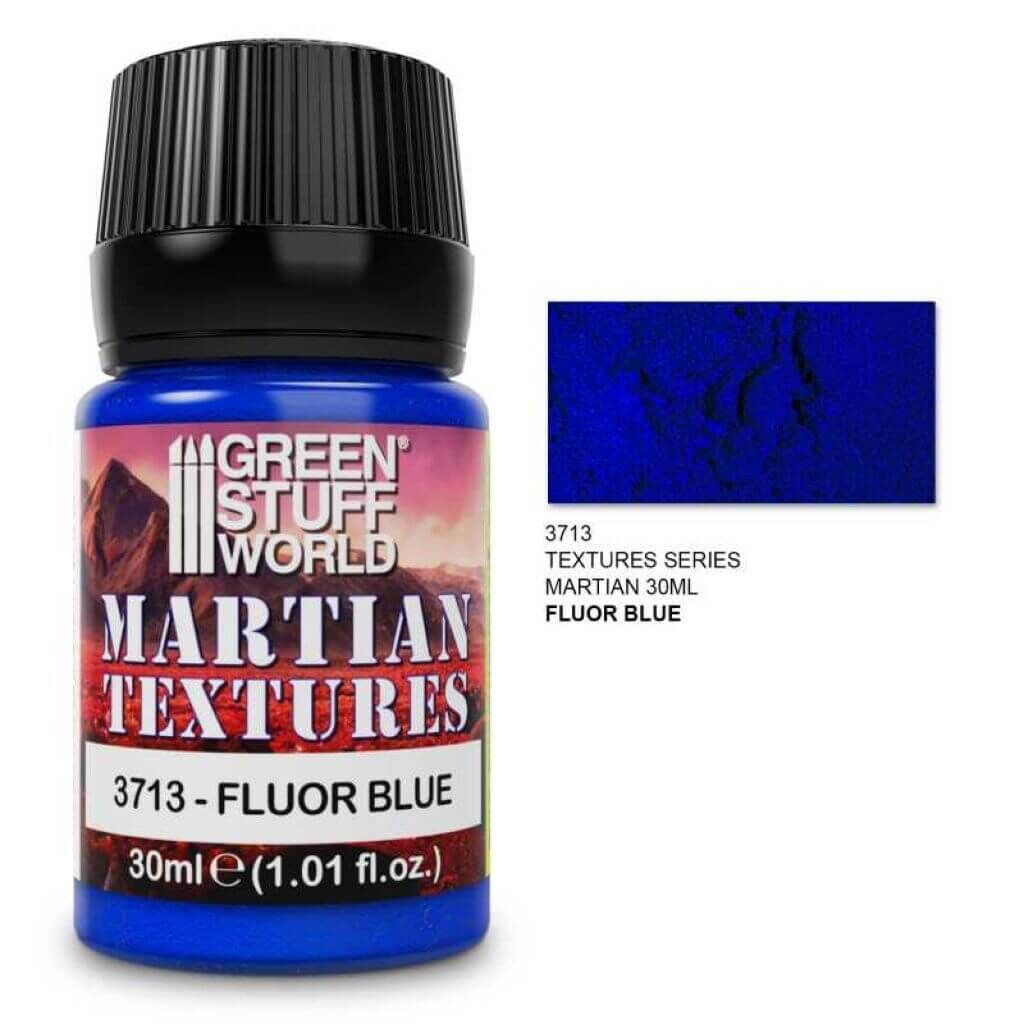 Strukturpaste - Mars - Blau Fluor 30ml