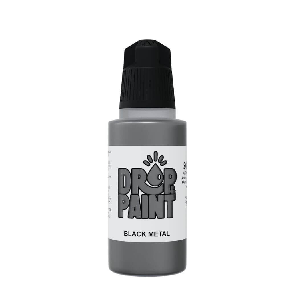 Drop and Paint Black Metal