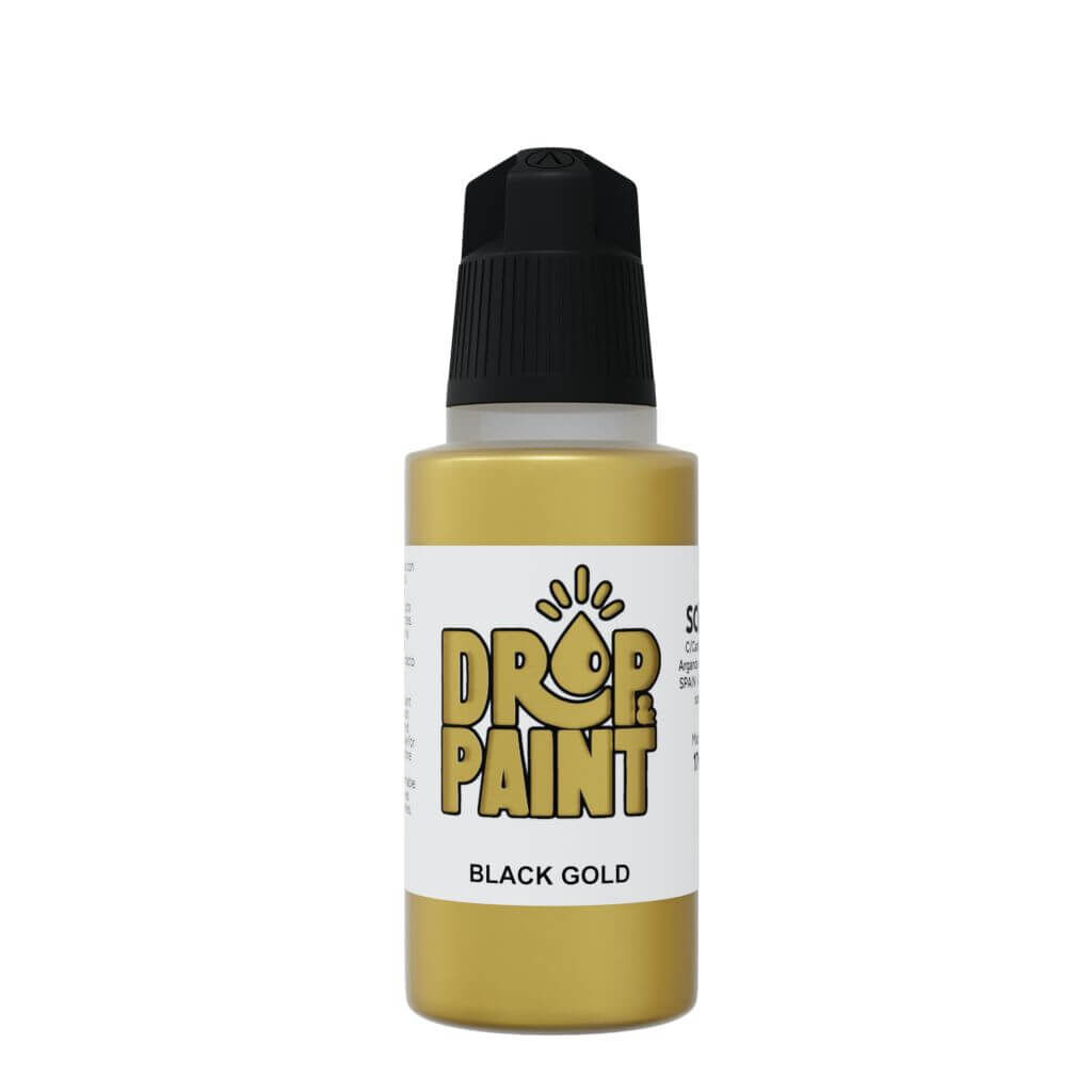 Drop and Paint Black Gold