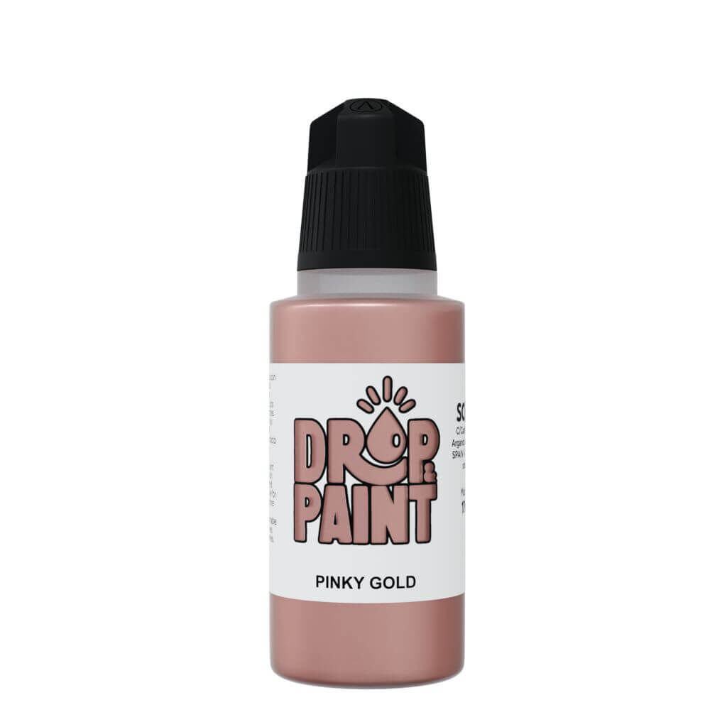 Drop and Paint Pinky Gold