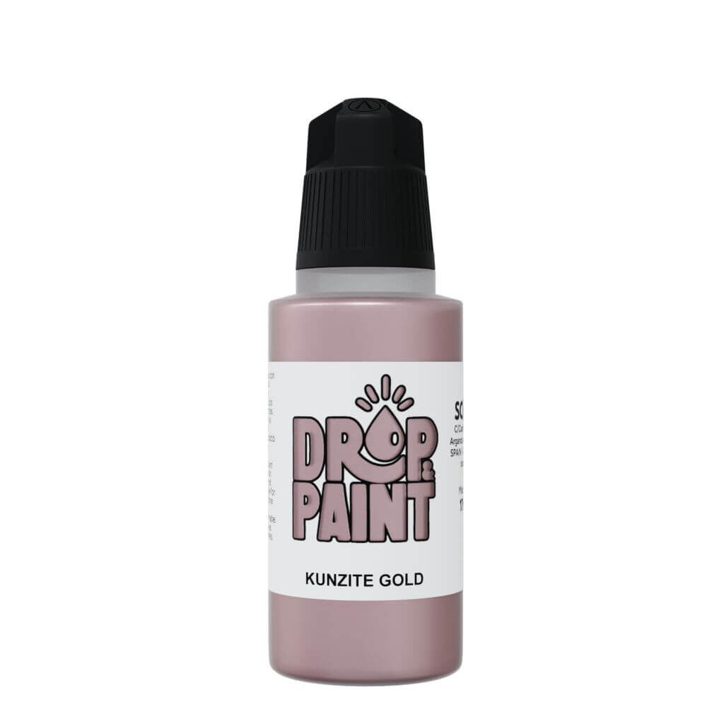 Drop and Paint Kunzite Gold