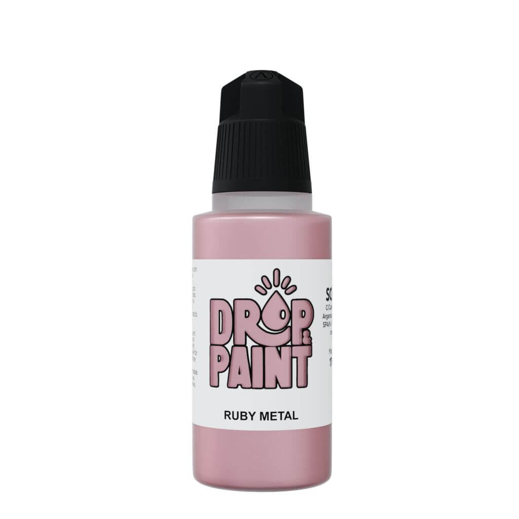 Drop and Paint Ruby Metal