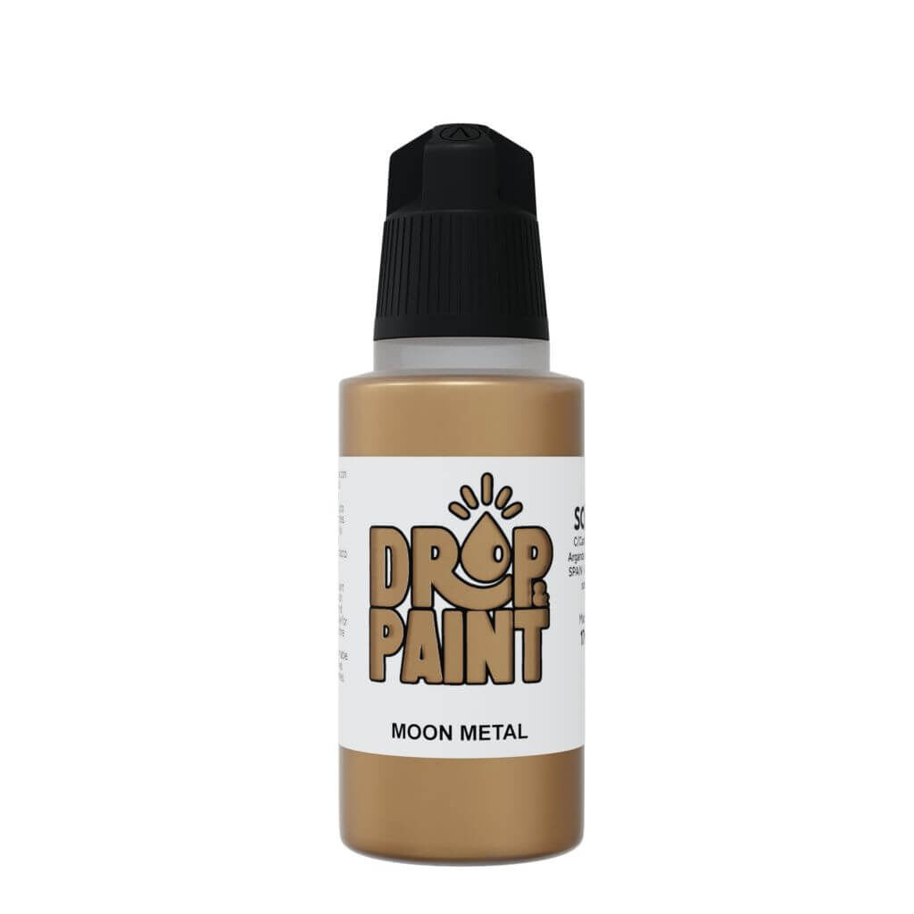 Drop and Paint Moon Metal