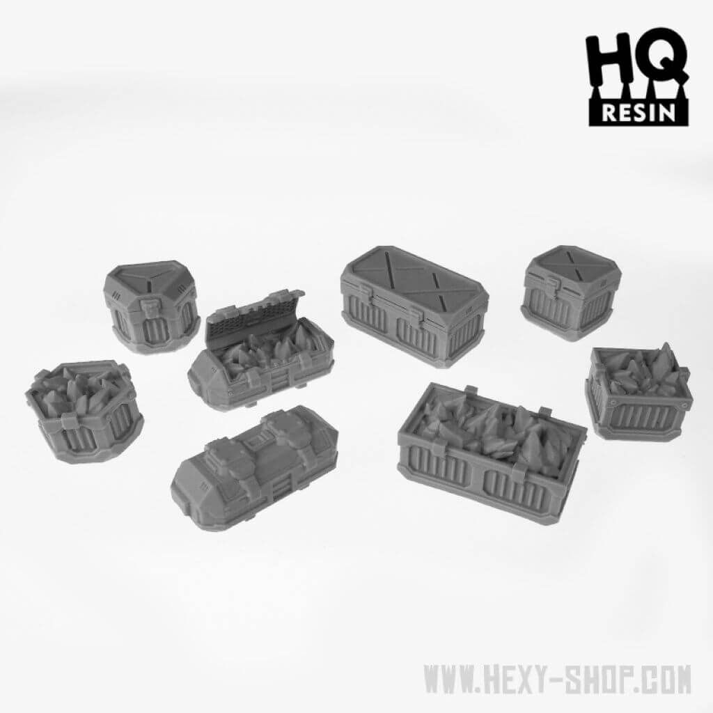 Mining Metal Cases and Boxes Set