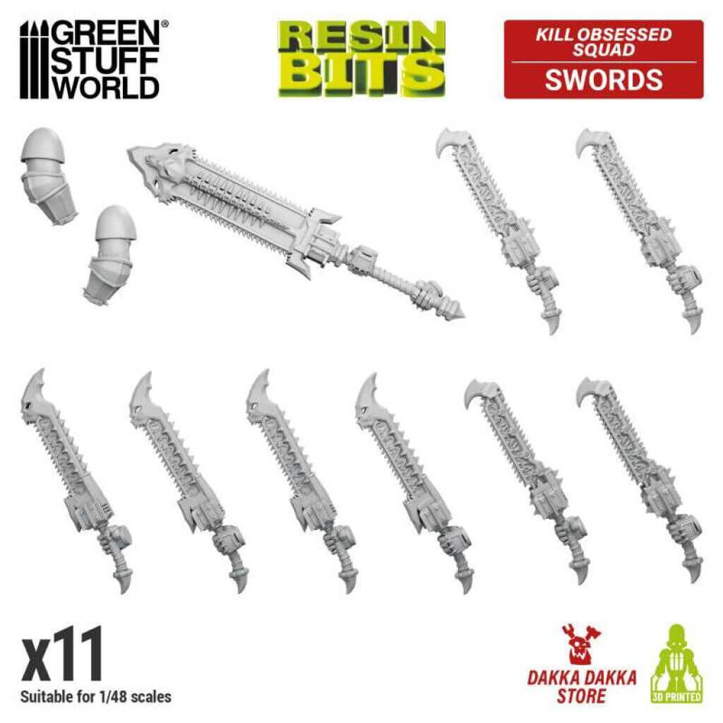 Kill Obsessed Squad - Khorne Schwerter