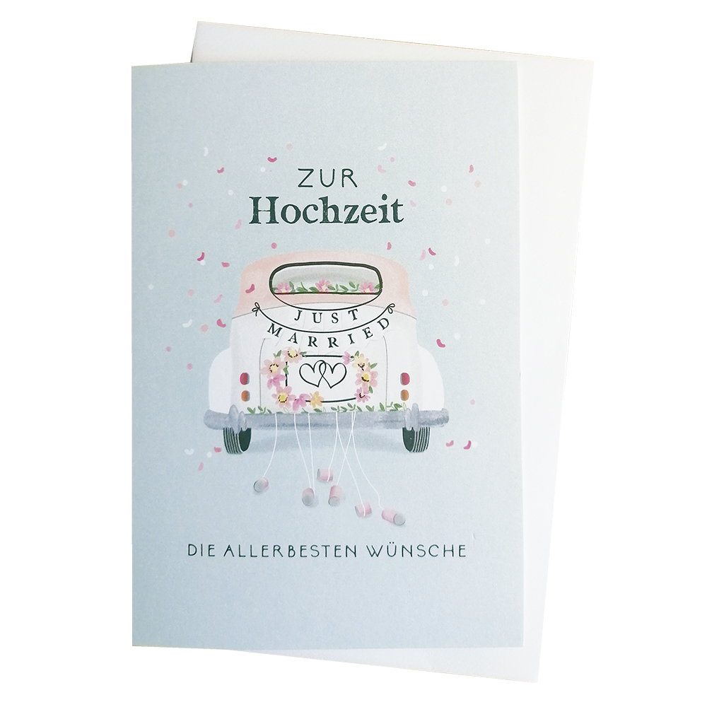 Grußkarte - Zur Hochzeit