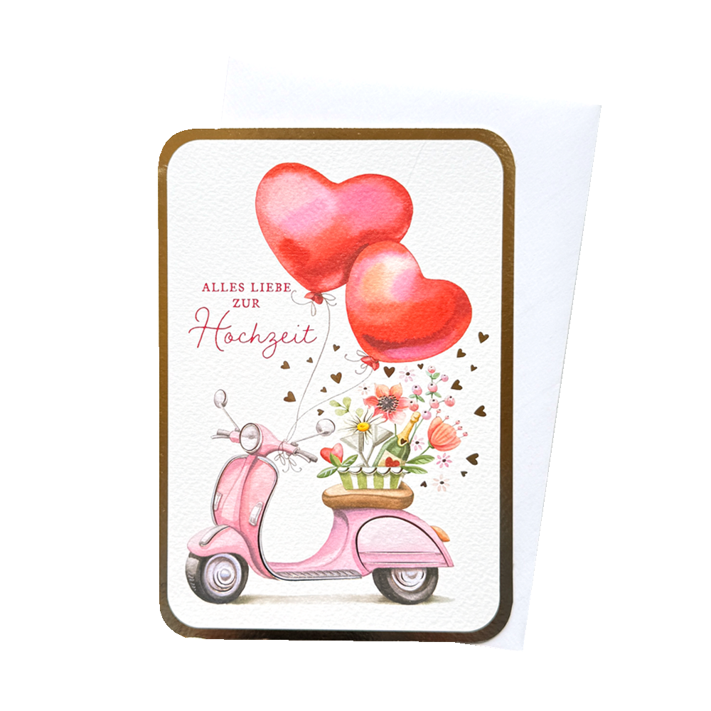 Grußkarte - Alles Liebe zur Hochzeit