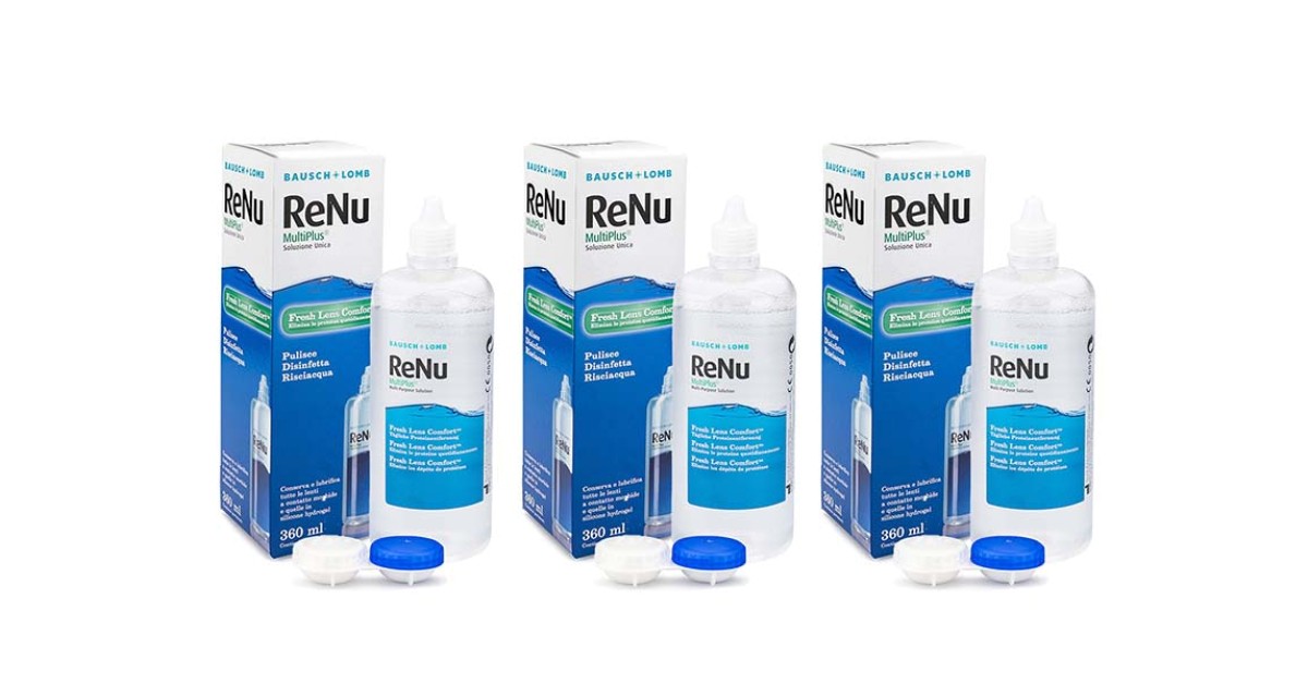 ReNu MultiPlus 3 x 360 ml mit Behälter