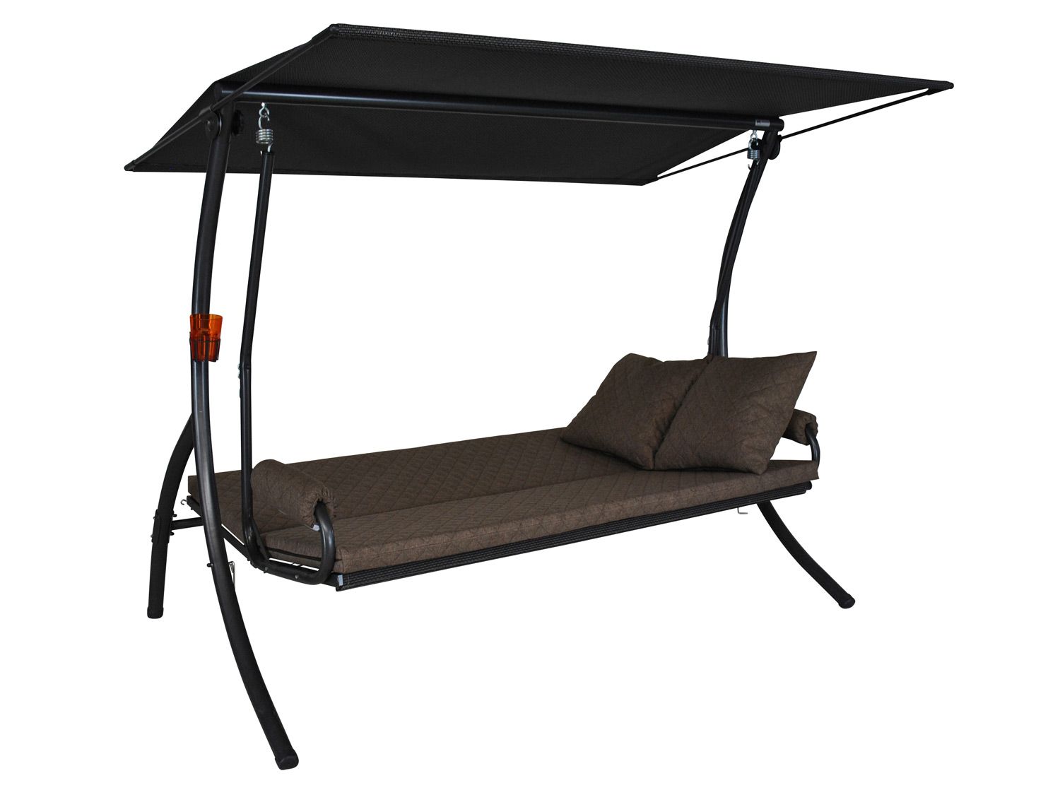 Angerer Hollywoodschaukel »WAVE«, 3-Sitzer (Taupe)