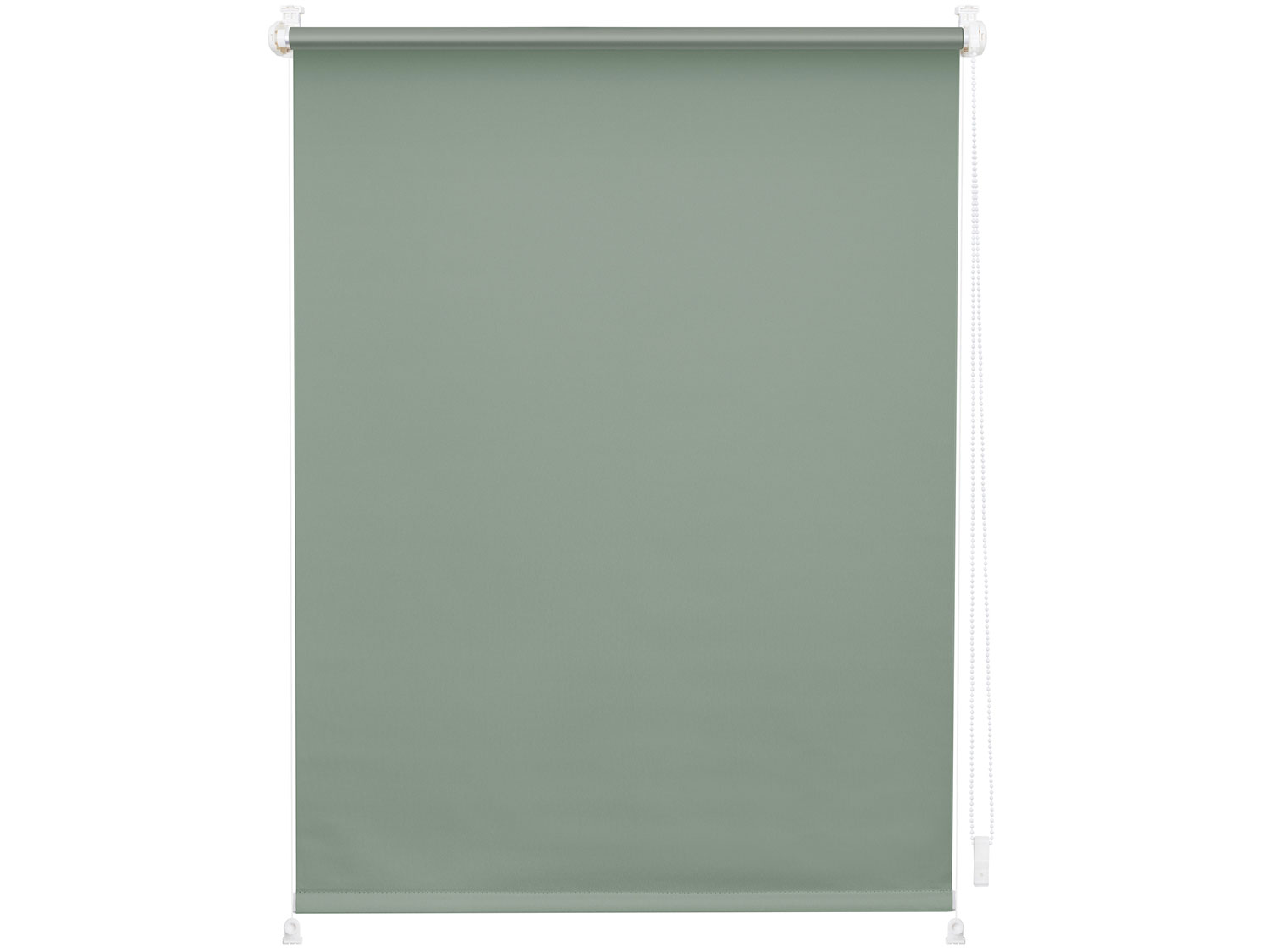 LICHTBLICK Rollo Klemmfix, ohne Bohren, verspannt, Verdunkelung (Salbei, 60 x 150 cm)