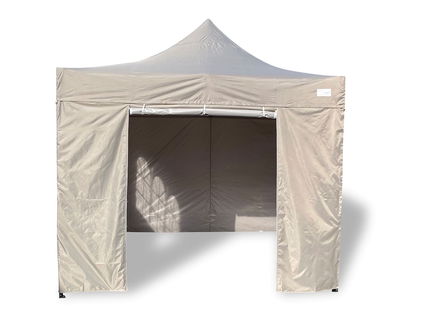 Grasekamp Faltpavillon Premium Line (3x3m + Seitenteile, Grau)