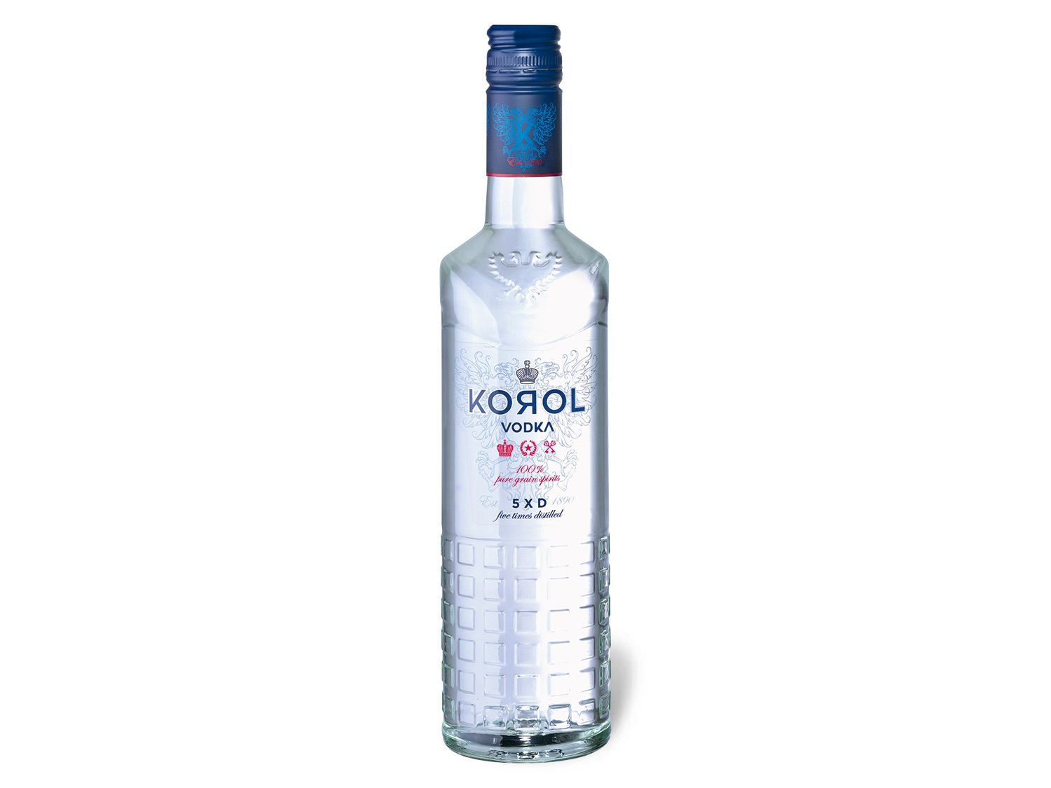 Korol Premium Vodka 40% Vol 5-fach destiliert