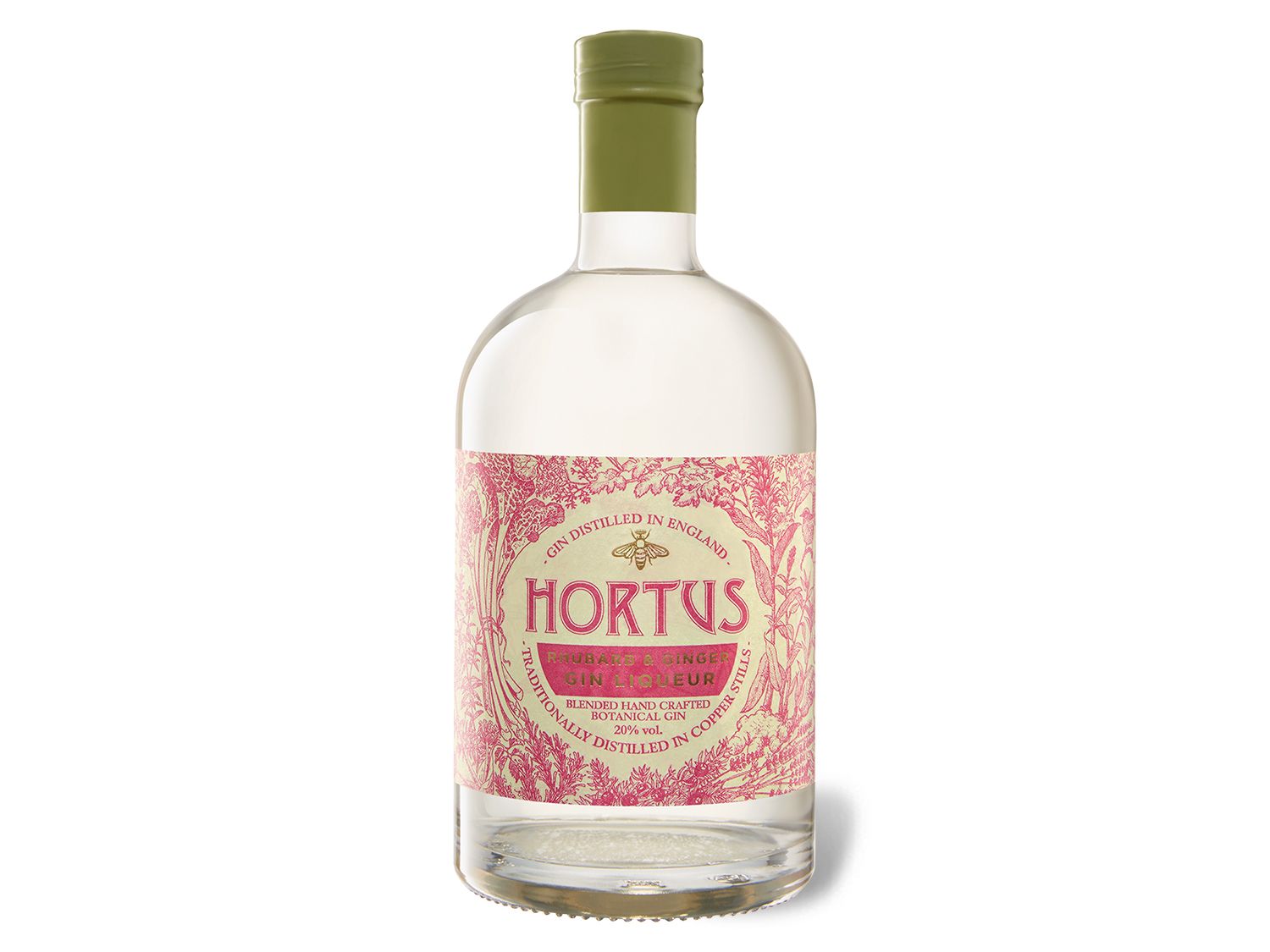 Hortus Rhabarber & Ingwer Gin Likör 20% Vol