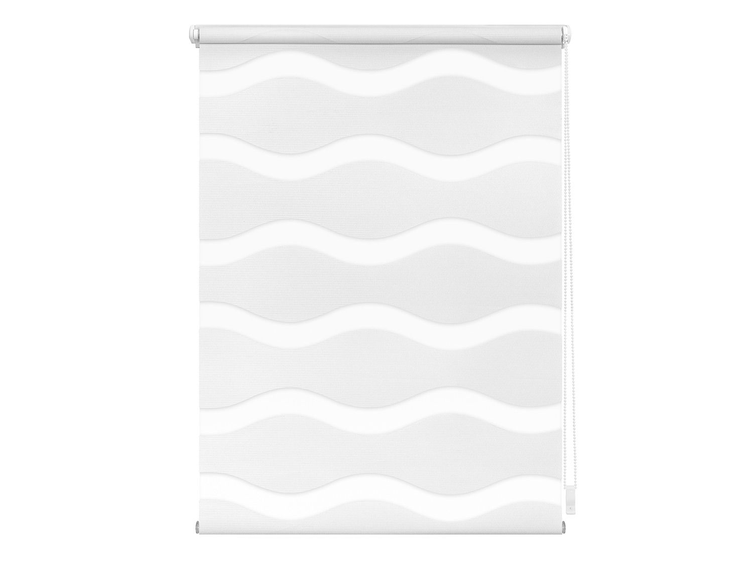 Lichtblick Duo Rollo Welle Klemmfix, ohne Bohren (Weiß, 80x220 cm)