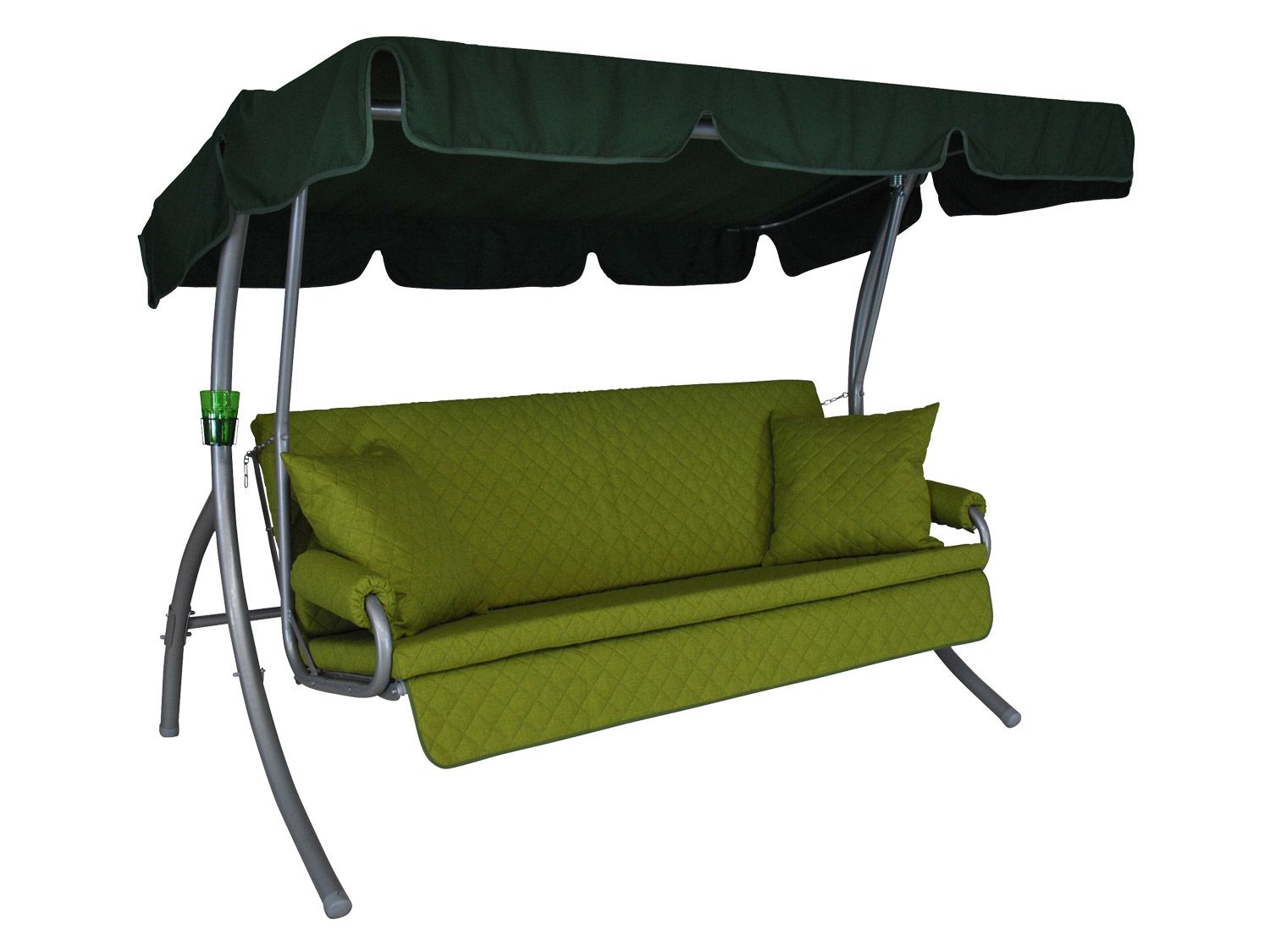 Angerer Hollywoodschaukel »LIVING«, 3-Sitzer (Grün)