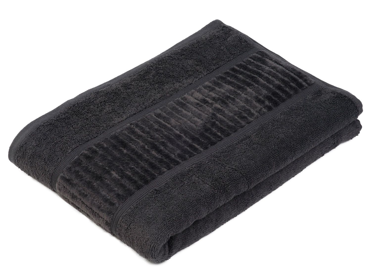 Gözze Badetuch Bio 100 x 150 cm (Anthrazit)