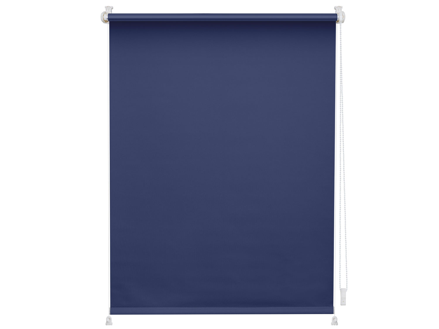 LICHTBLICK Rollo Klemmfix, ohne Bohren, verspannt, Verdunkelung (Blau, 120 x 150 cm)