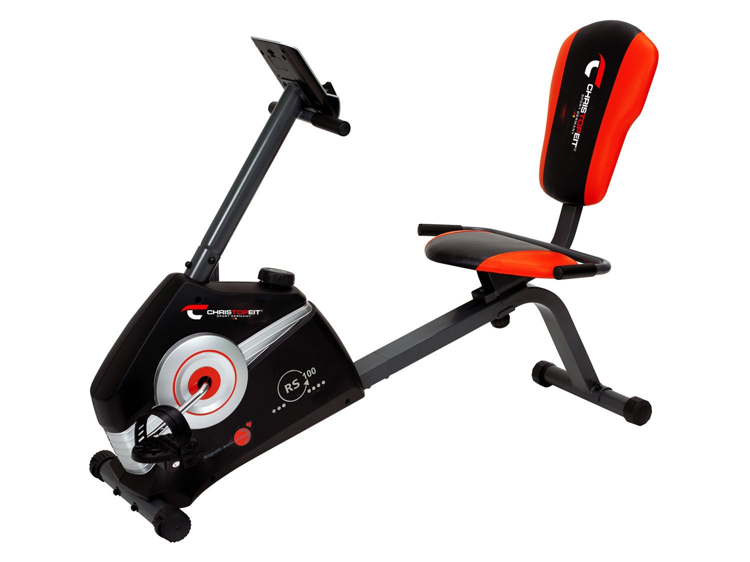 Christopeit Sport Sitz-Heimtrainer »RS 100«, 6 kg Schwungmasse, ergonomische Rückenlehne