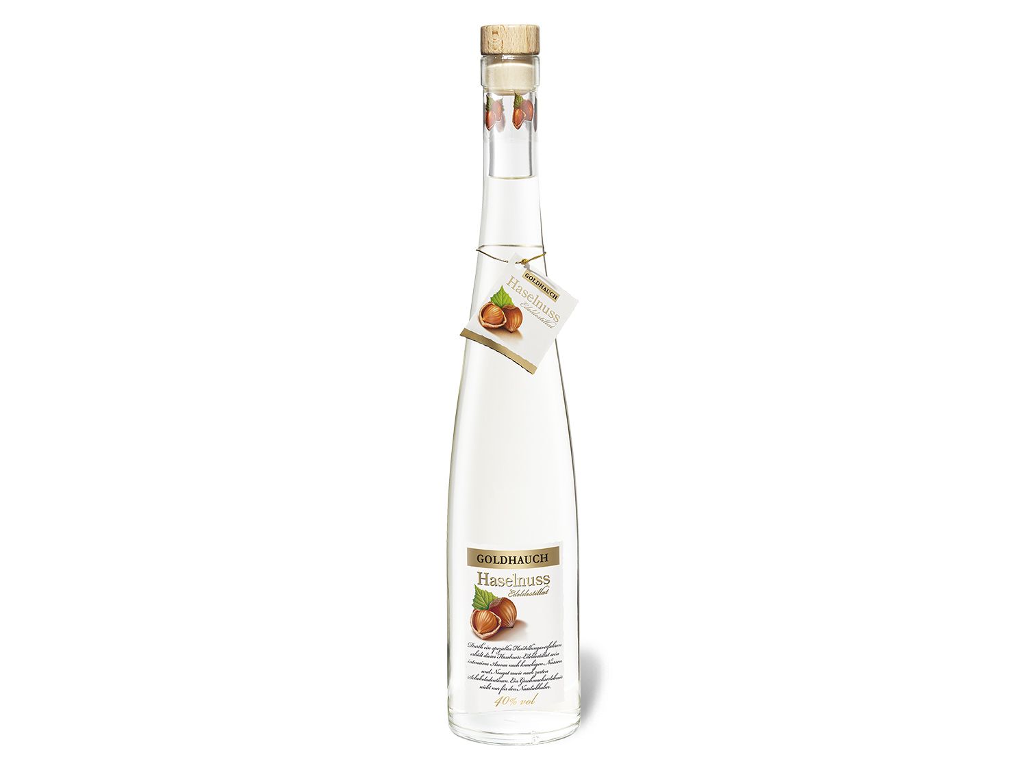 GOLDHAUCH Haselnuss Edeldestillat 40% Vol''