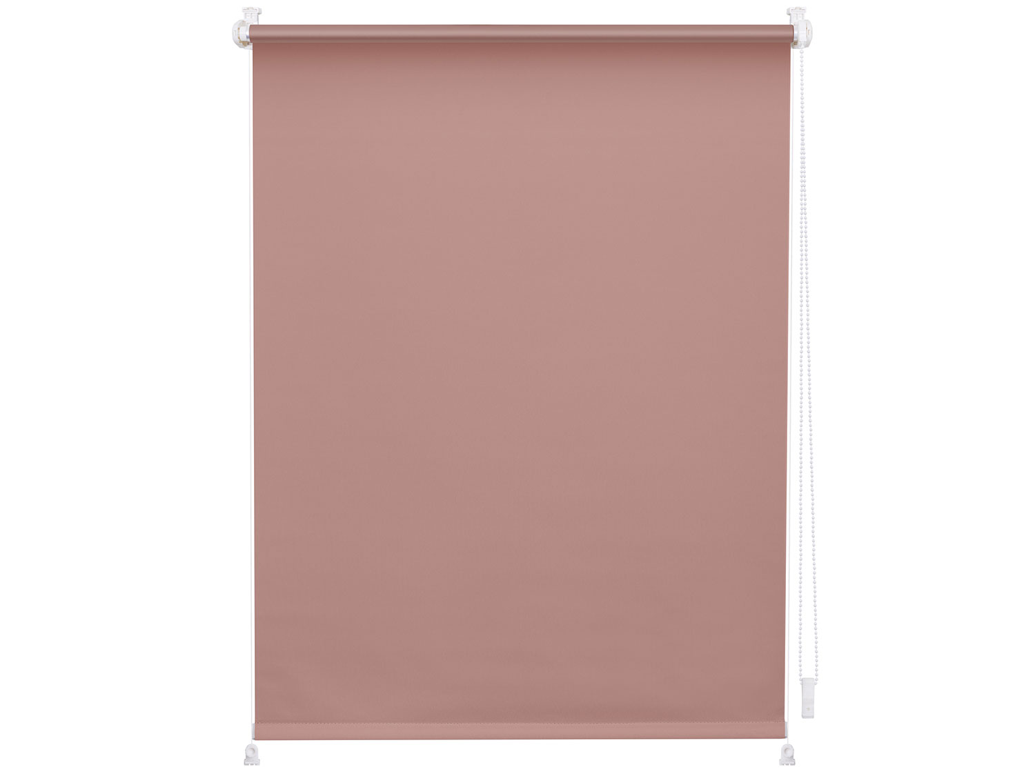 LICHTBLICK Rollo Klemmfix, ohne Bohren, verspannt, Verdunkelung (Altrosa, 100 x 150 cm)