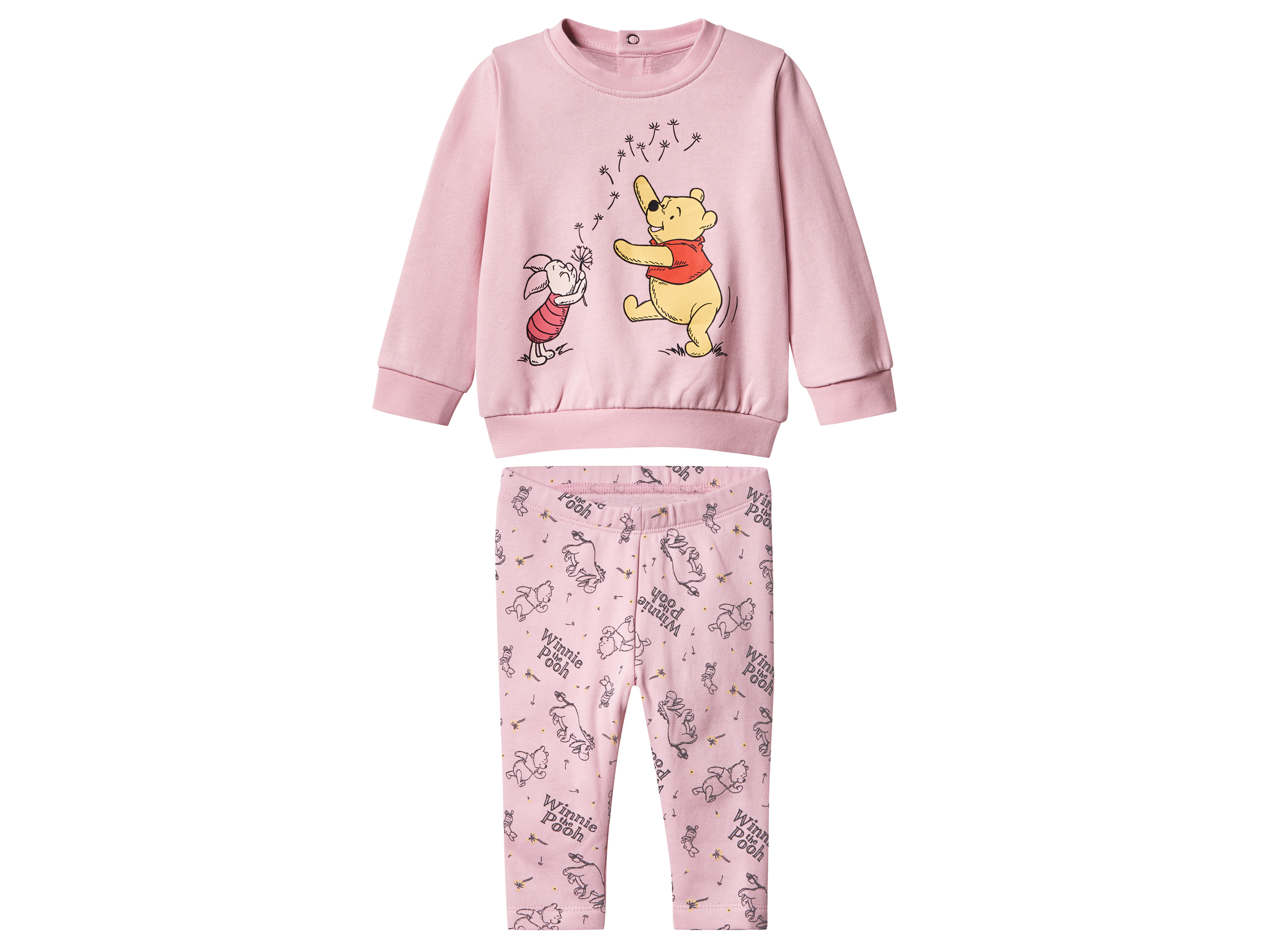 Baby Jogginganzug, 2-teilig (Winnie Pooh/rosa, 86/92)