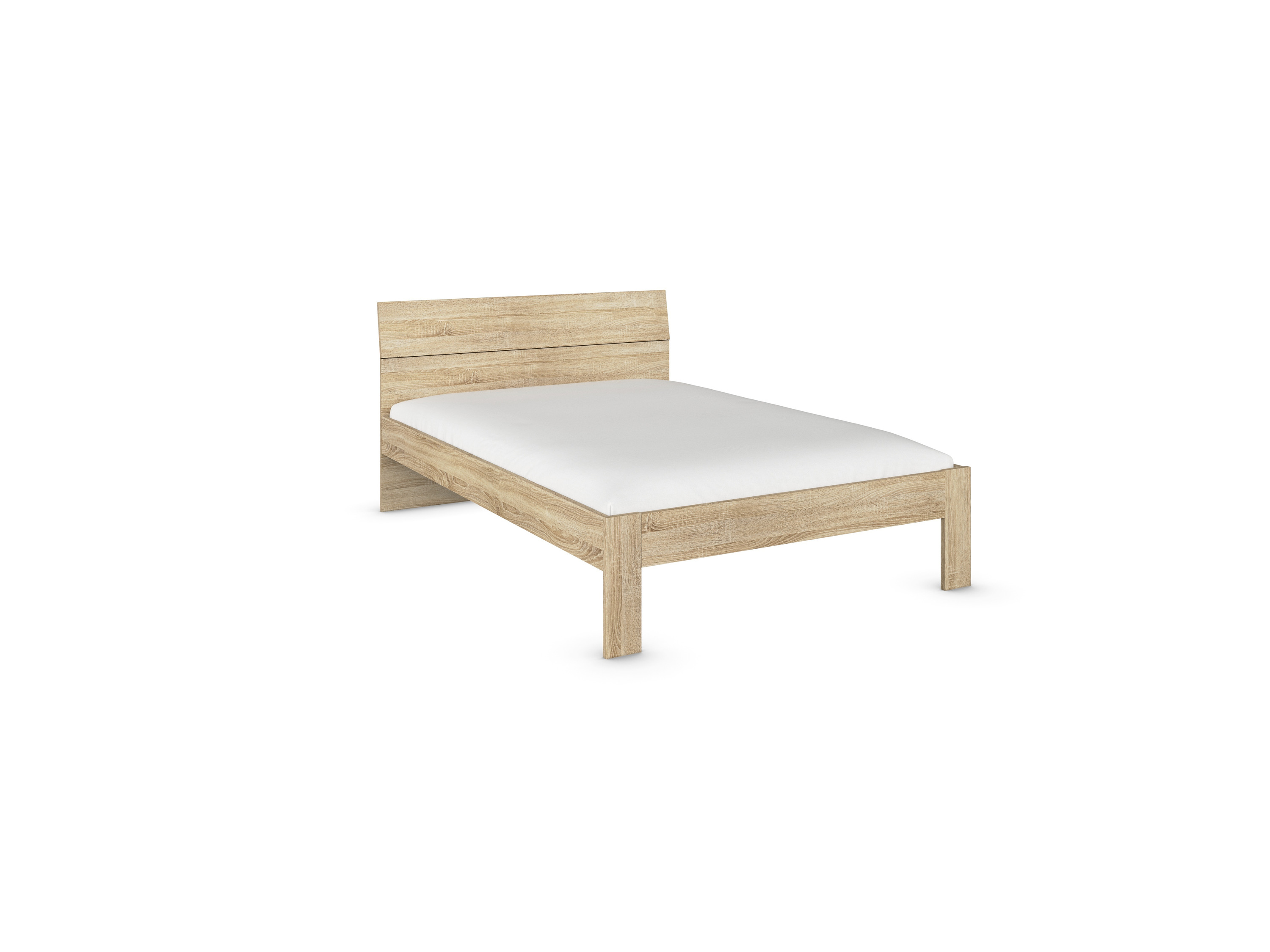 RAUCH BLUE Flexx Bett, Ergänzung Alabama (ohne Sockelschubkästen, Dekor-Druck Eiche Sonoma, 140 x 200 cm)''