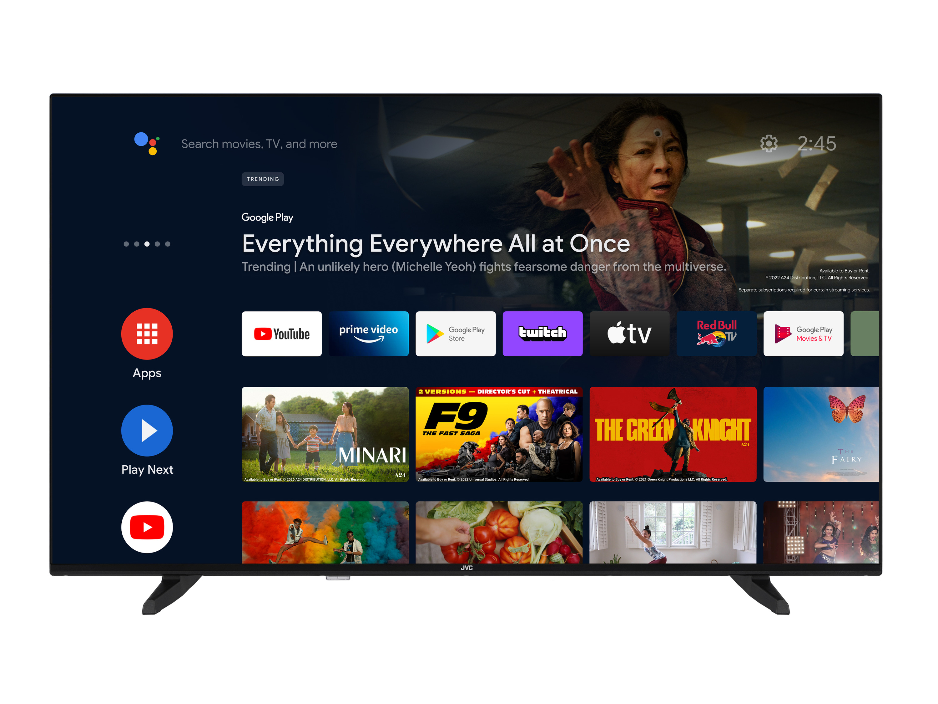 JVC Fernseher LT-VA3355 Android Smart TV 4K UHD (50 Zoll)