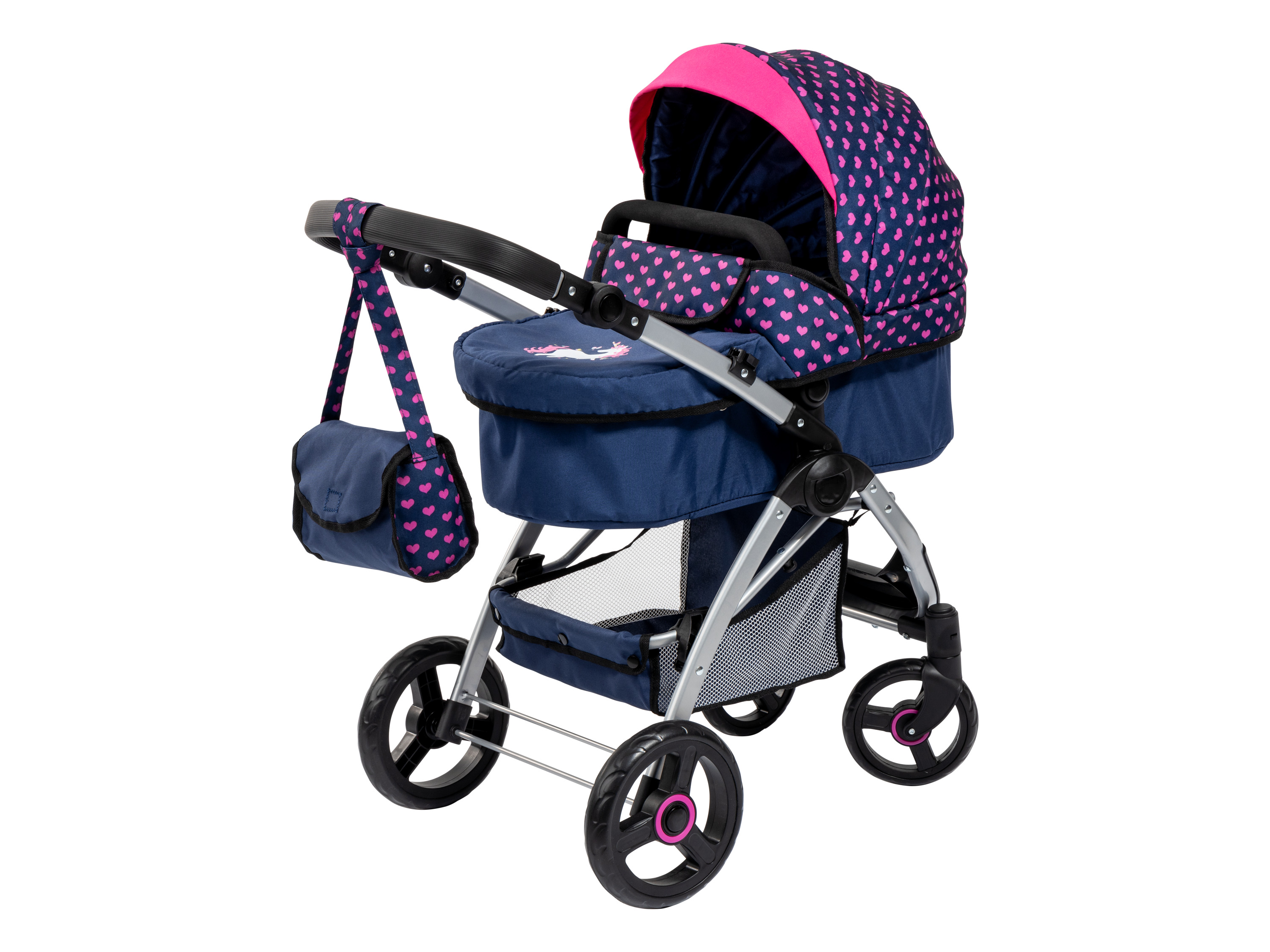 BAYER DESIGN Kombi-Puppenwagen City Max (Blau)