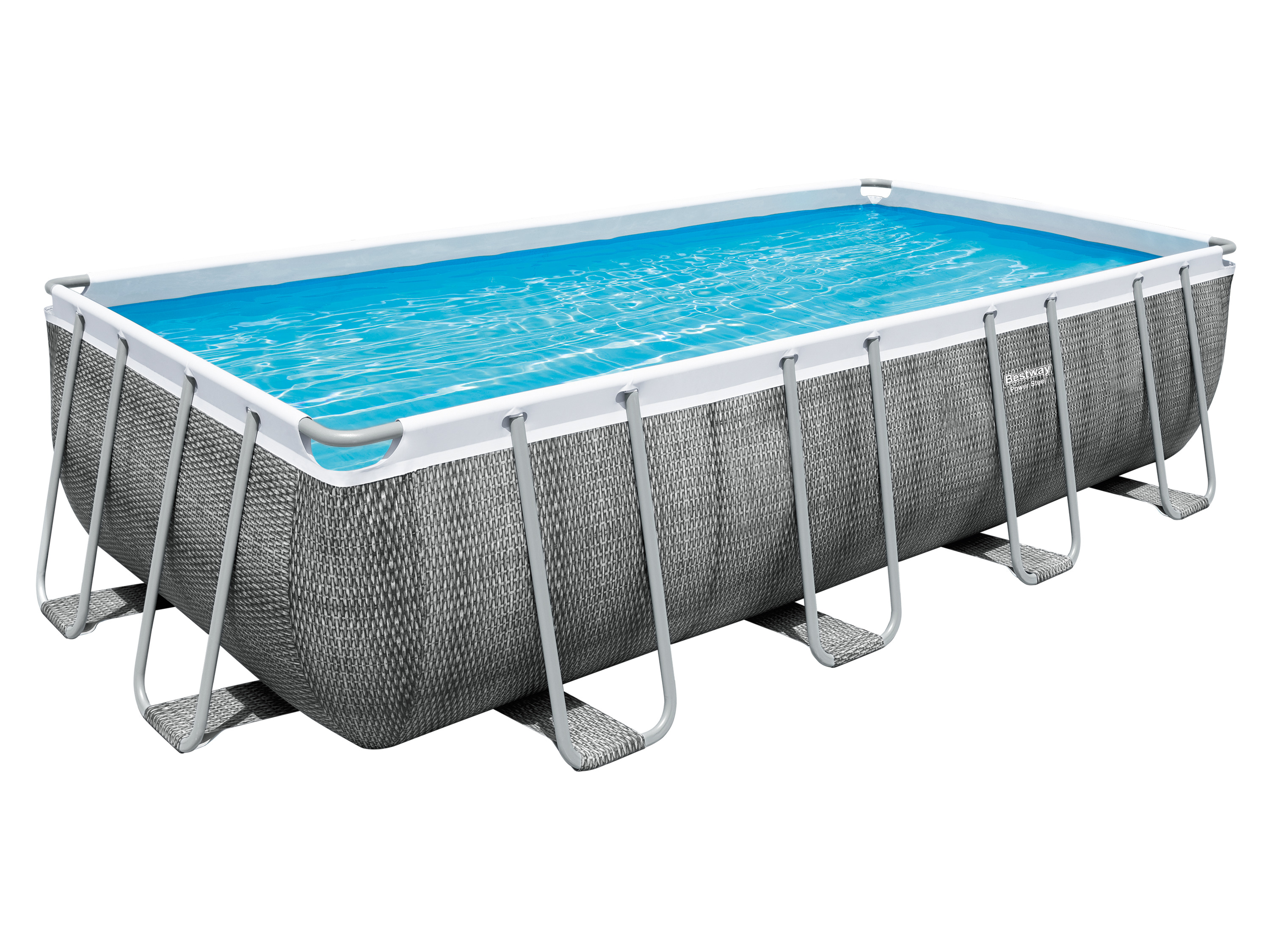 Bestway Power Steel™ Frame Pool Komplett-Set mit Filterpumpe, ca. L 549 x B 274 x L 122 cm''