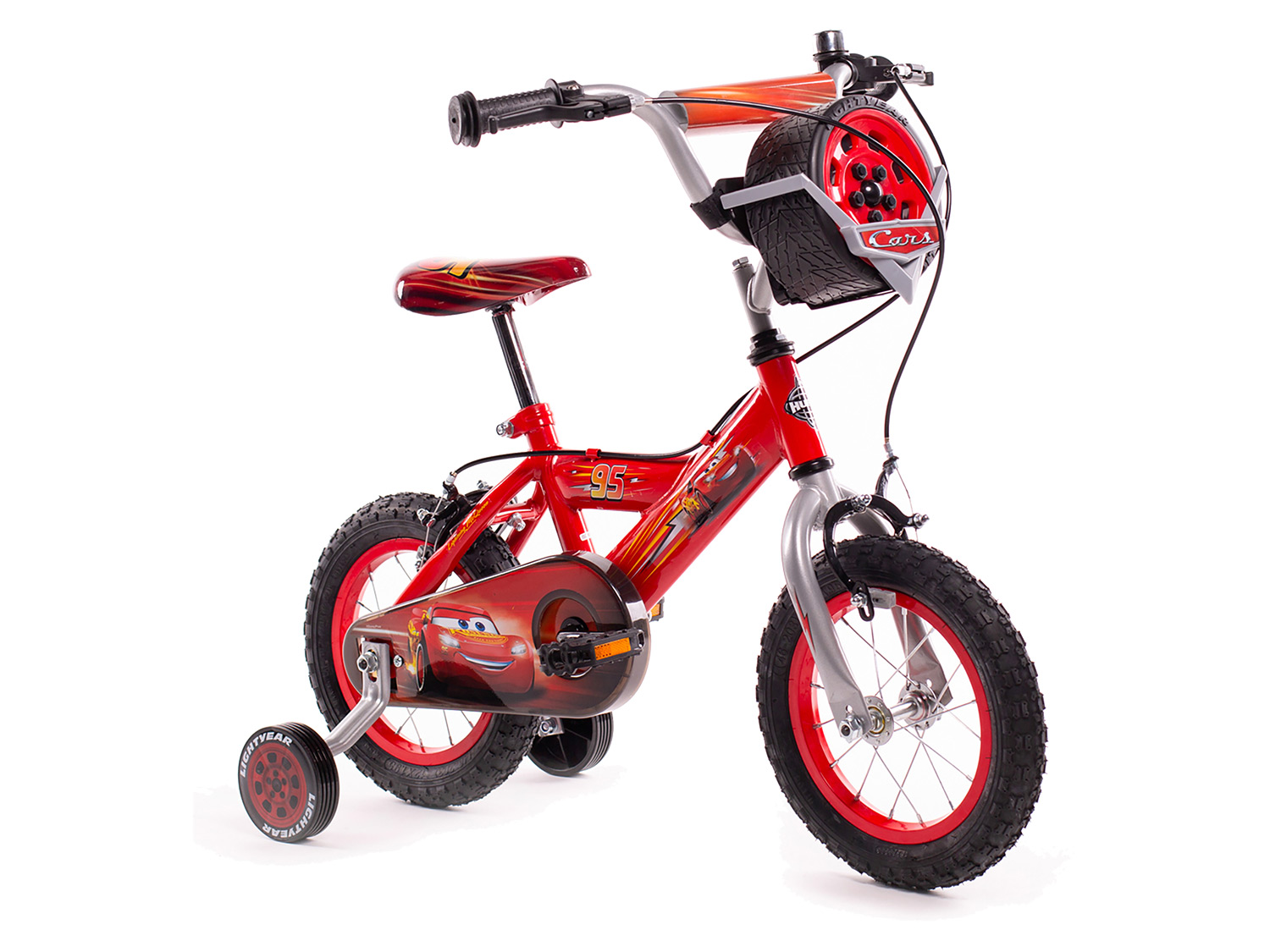 Huffy Kinderfahrrad 12 Zoll (CARS, Rot)