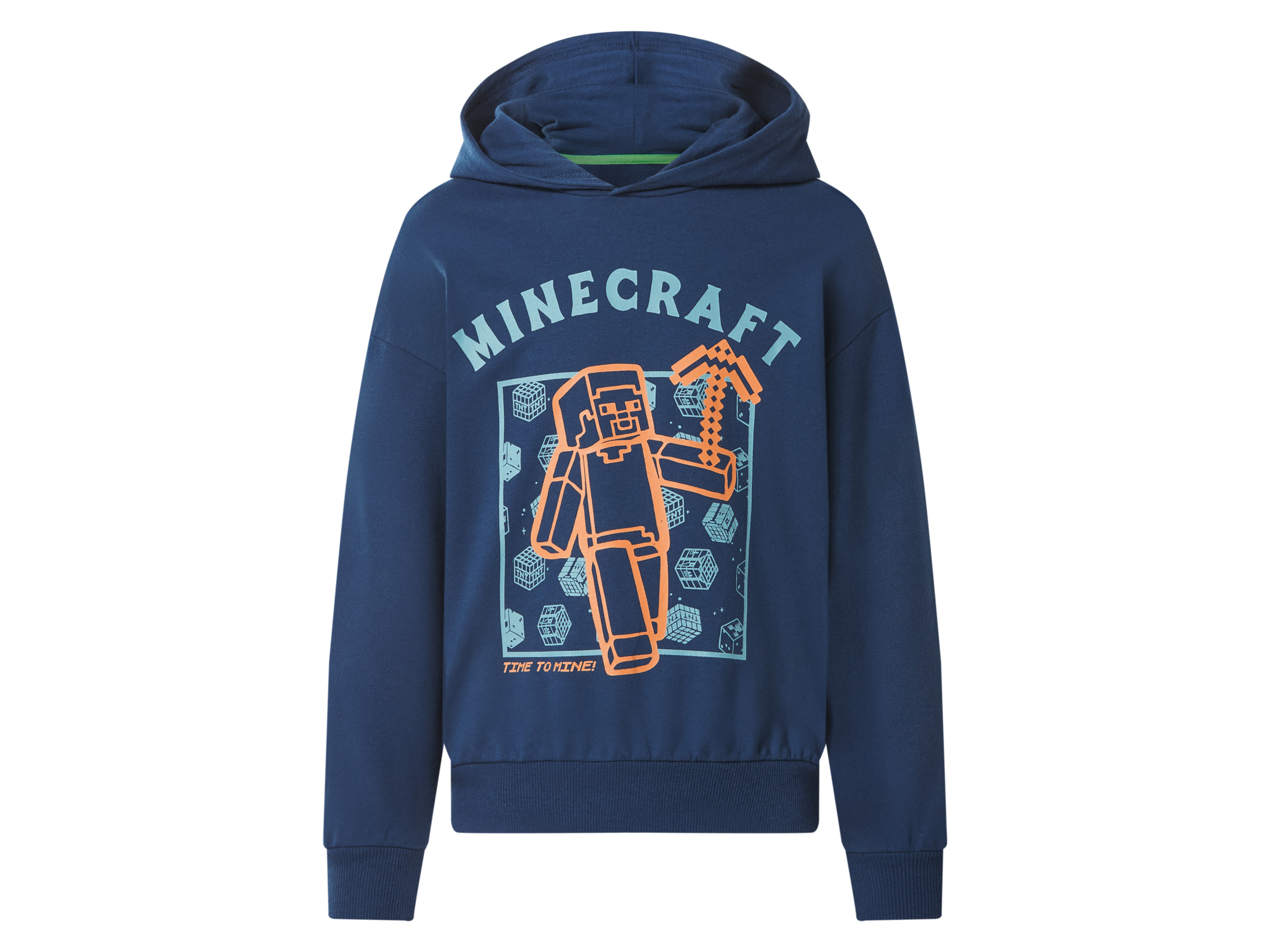 Kinder Jungen Sweathoodie, »Minecraft / Super Mario« (Minecraft blau, 158/164)