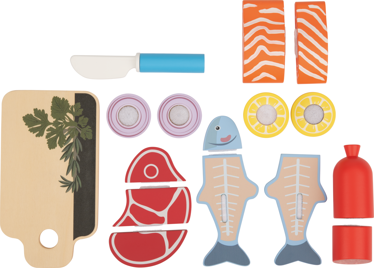 LUPILU® Sandwich-Set / Obst-Set / Fleisch- und Fisch-Set / Gemüse-Set (Fisch und Fleisch)