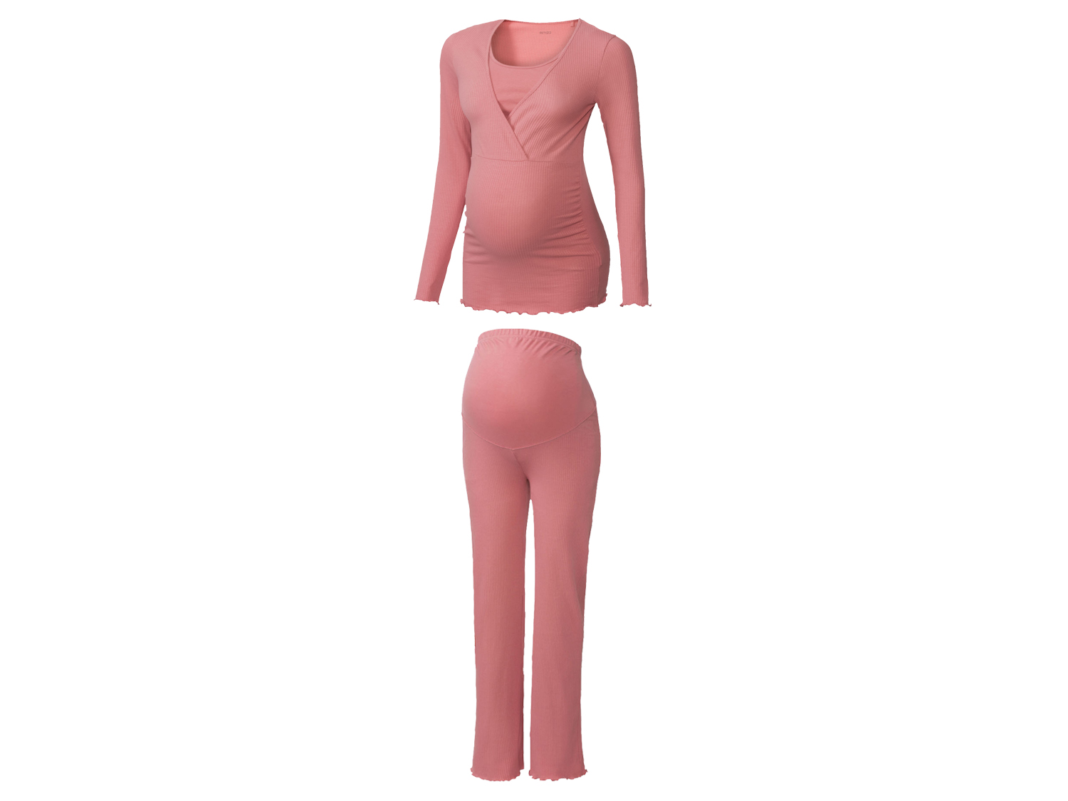 esmara® Damen Pyjama (Rose, XS(32/34))
