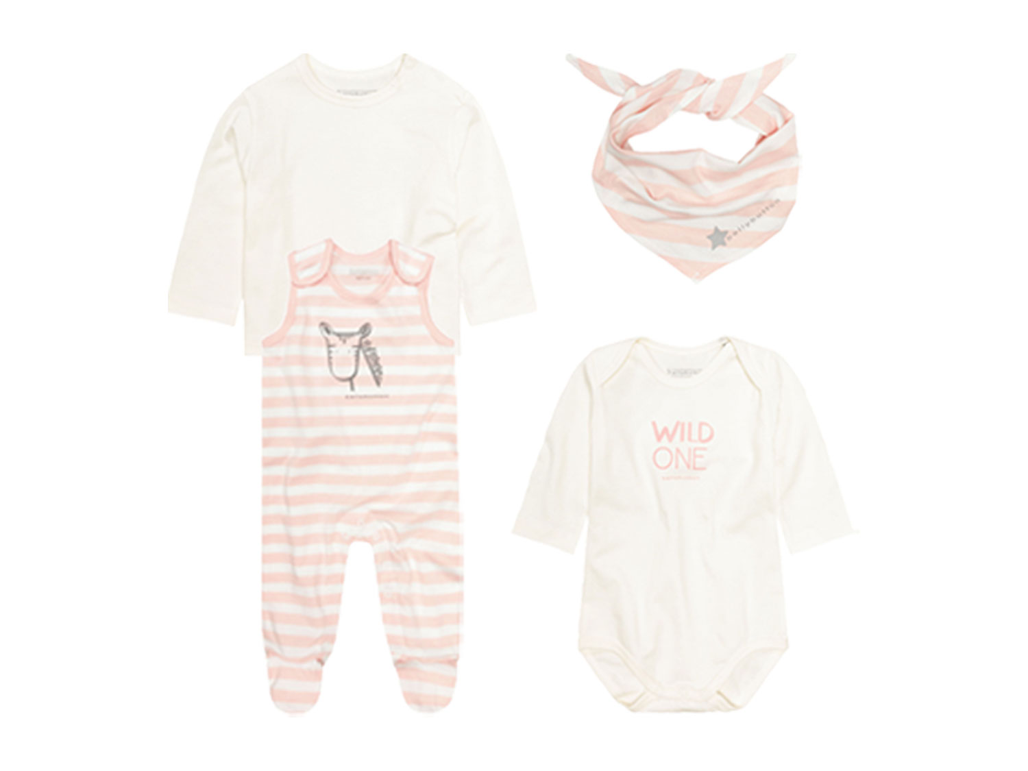 bellybutton Baby New Born Geschenkset (4tlg.) (Rosa, 62)