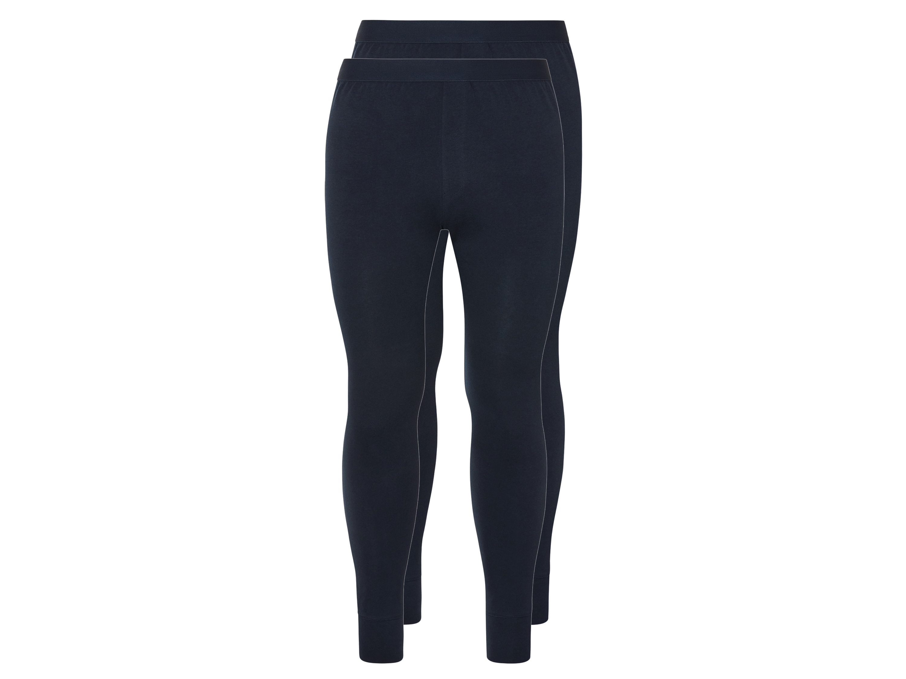 esmara Men Lange Unterhosen, 2 Stück (Navy, 4/S)