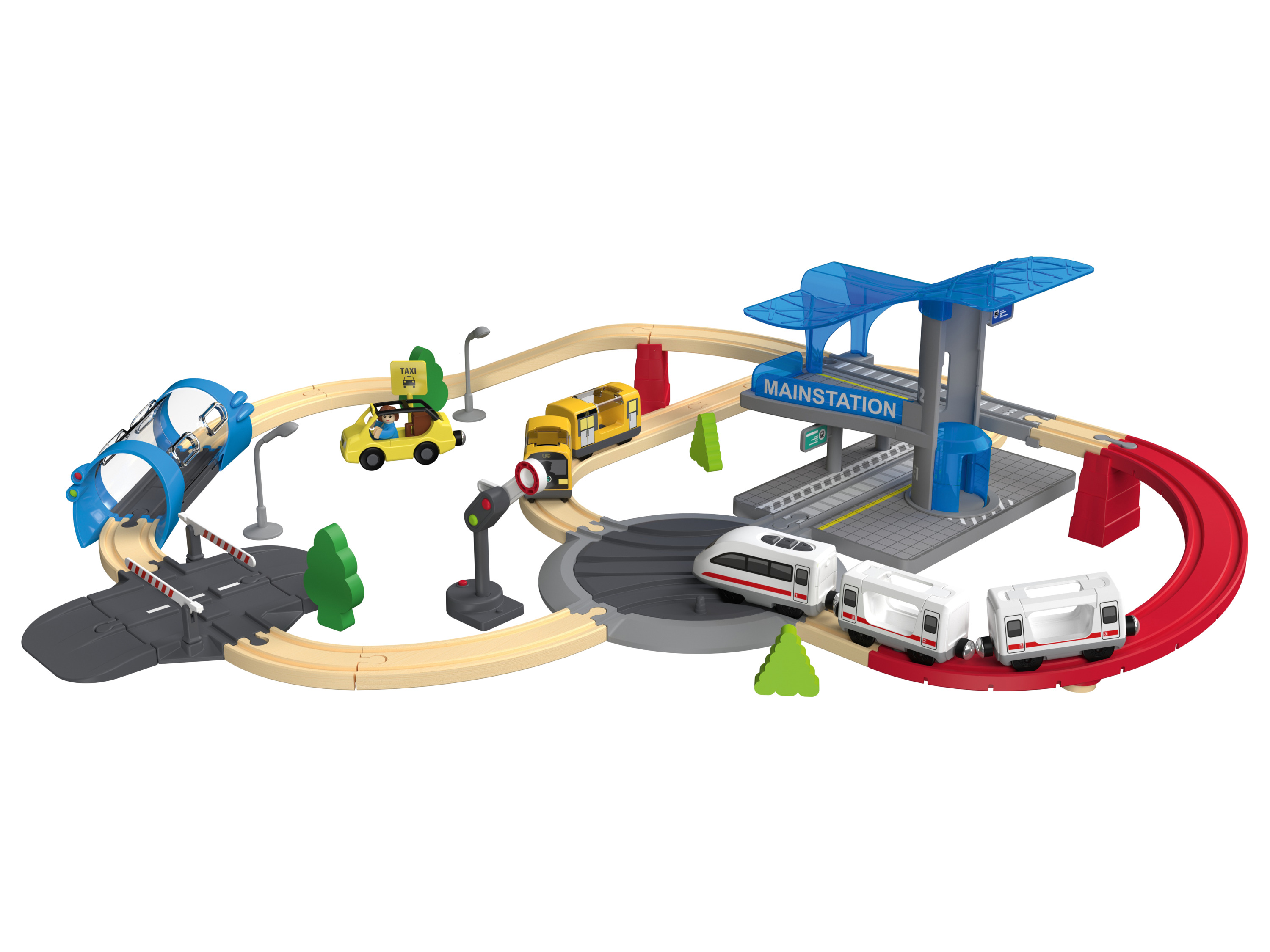 Playtive Holz Eisenbahnset (City-Express Bahn)''