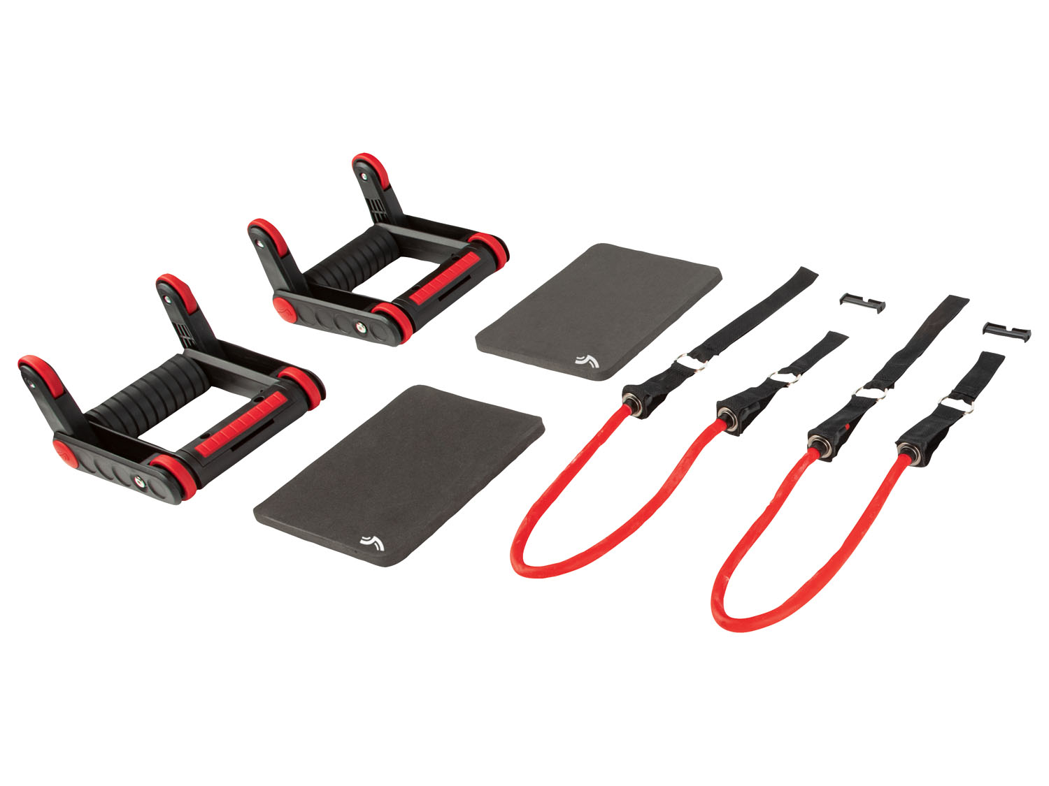 CRIVIT Push Up Board/Fitnessroller mit Zubehör (Fitnessroller mit Zubehör)