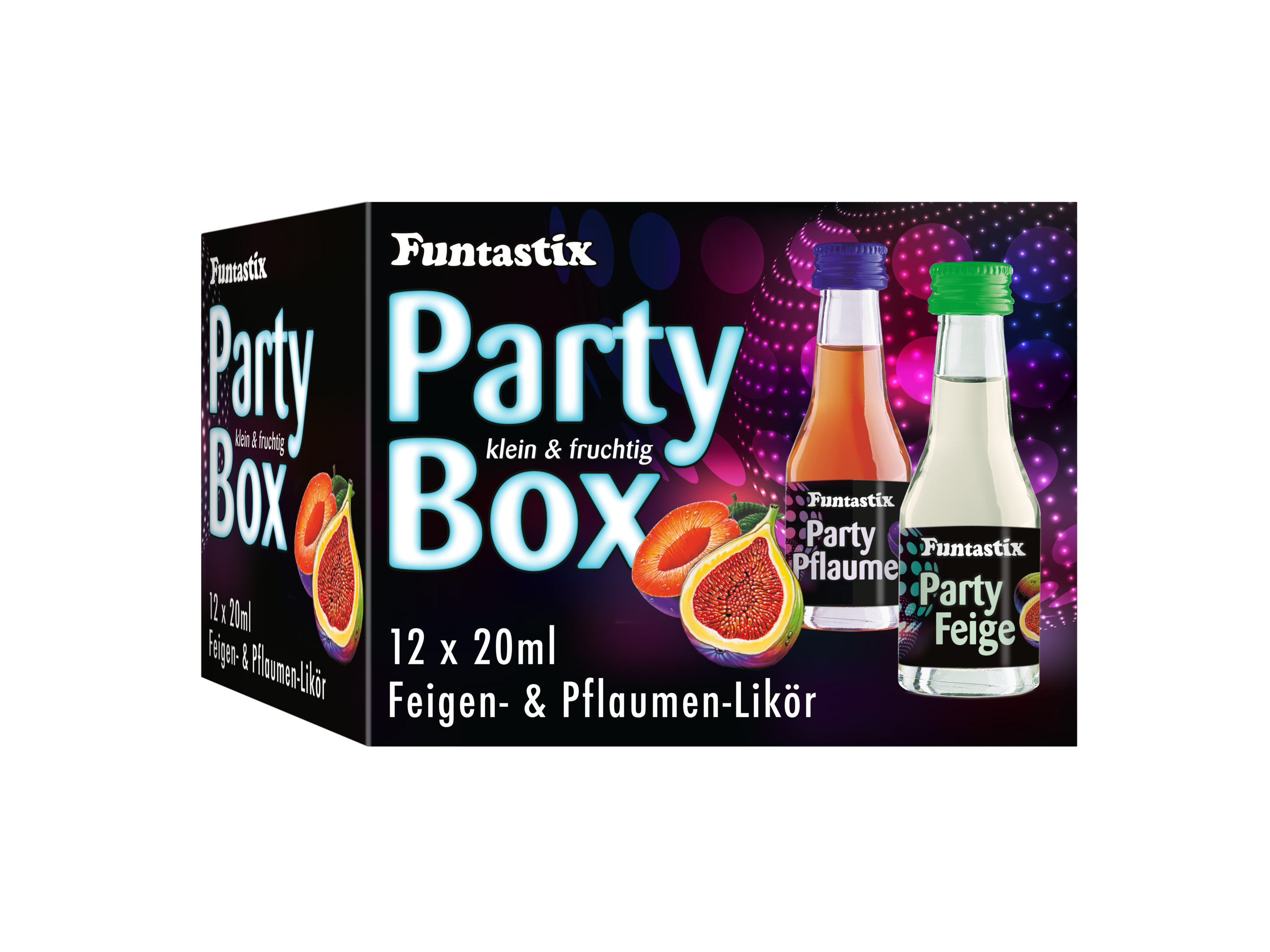 Funtastix Party Box Feigen- & Pflaumen-Likör 12x20ml