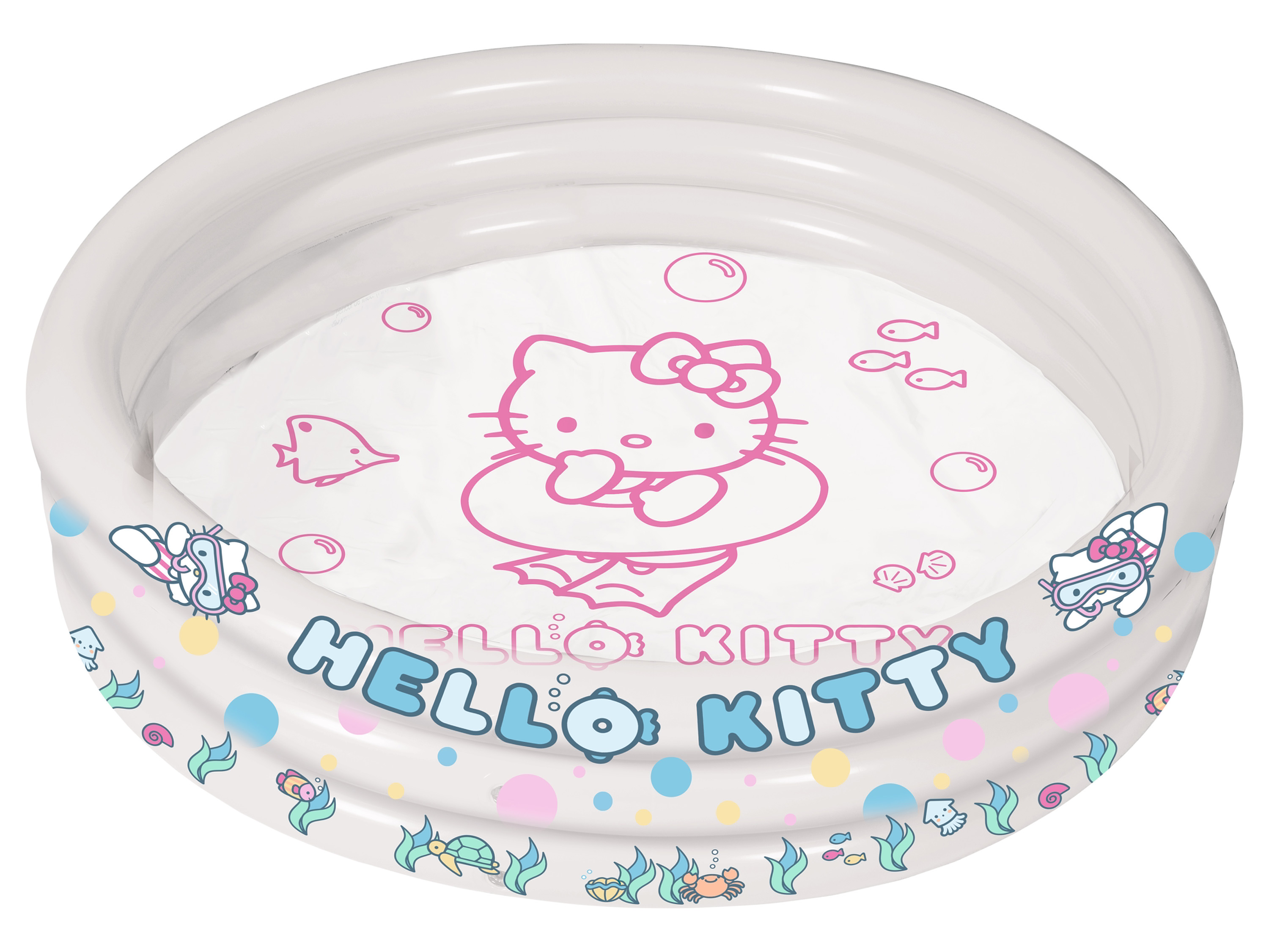 Hello Kitty 3-Ring-Pool, transparent, 150 x 25 cm