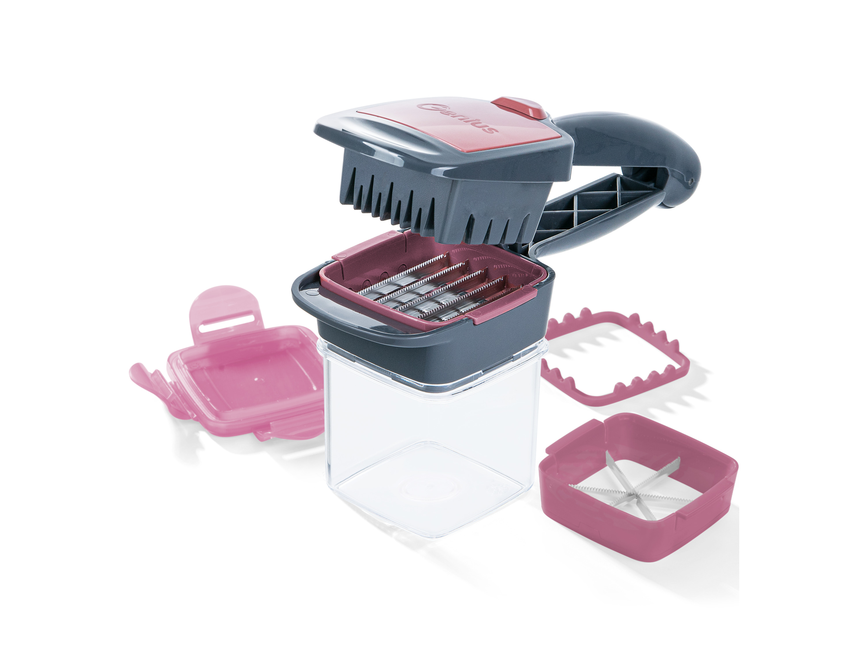 Genius Nicer Dicer Gemüseschneider »Quick«, 7-teilig