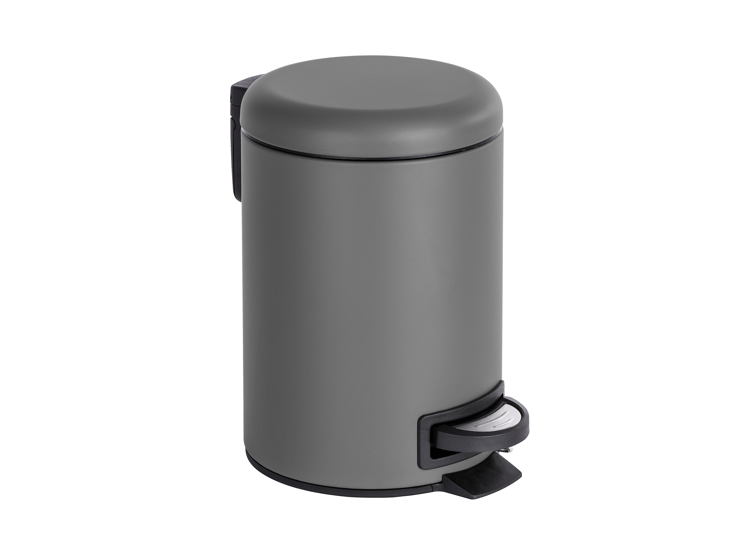 WENKO Kosmetik Treteimer Leman 3L (Grau)
