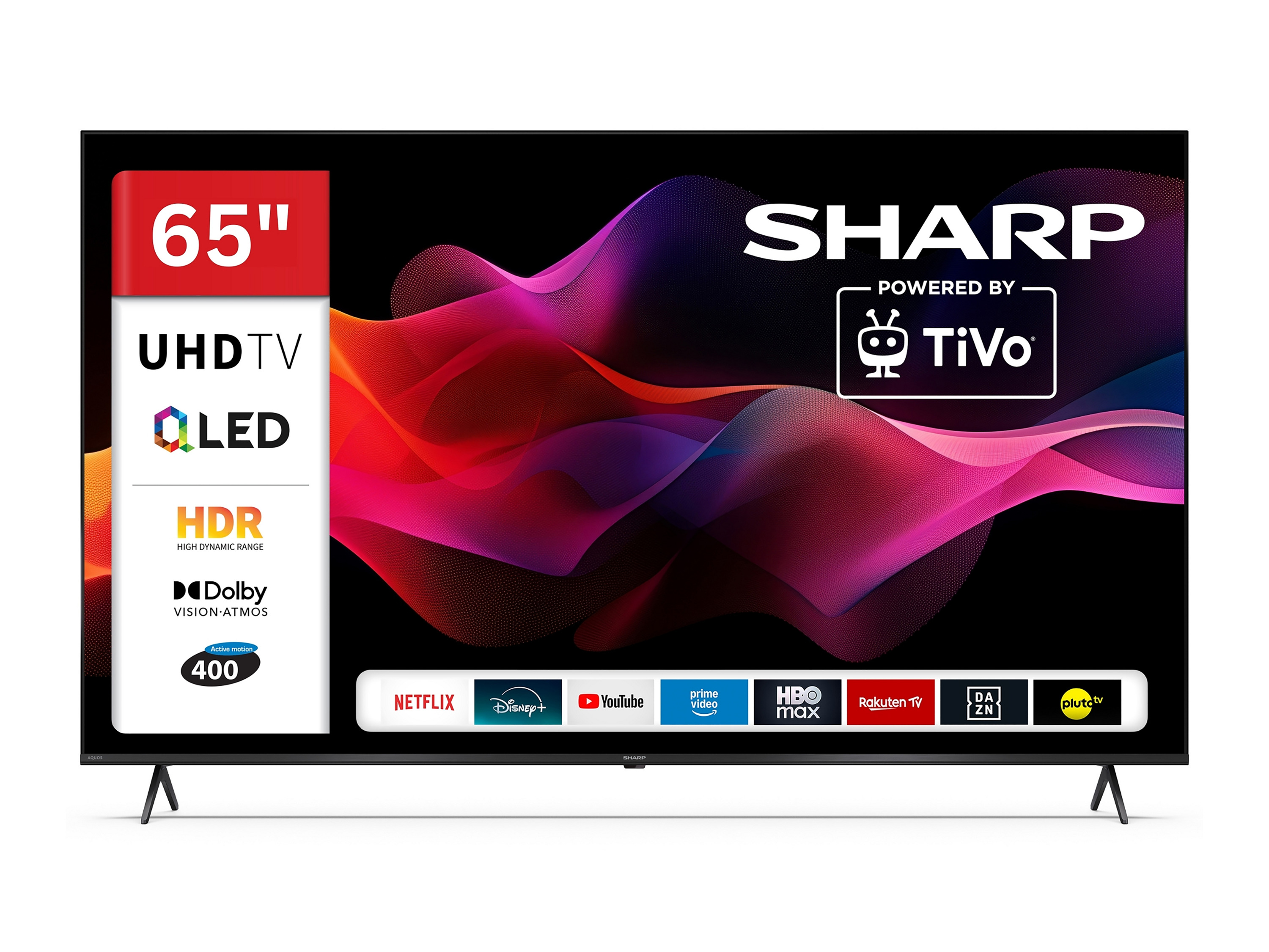 SHARP 65HM5745E QLED Fernseher 65 Zoll Smart TV by TiVo 4K UHD Fernseher mit HDR Dolby Vision